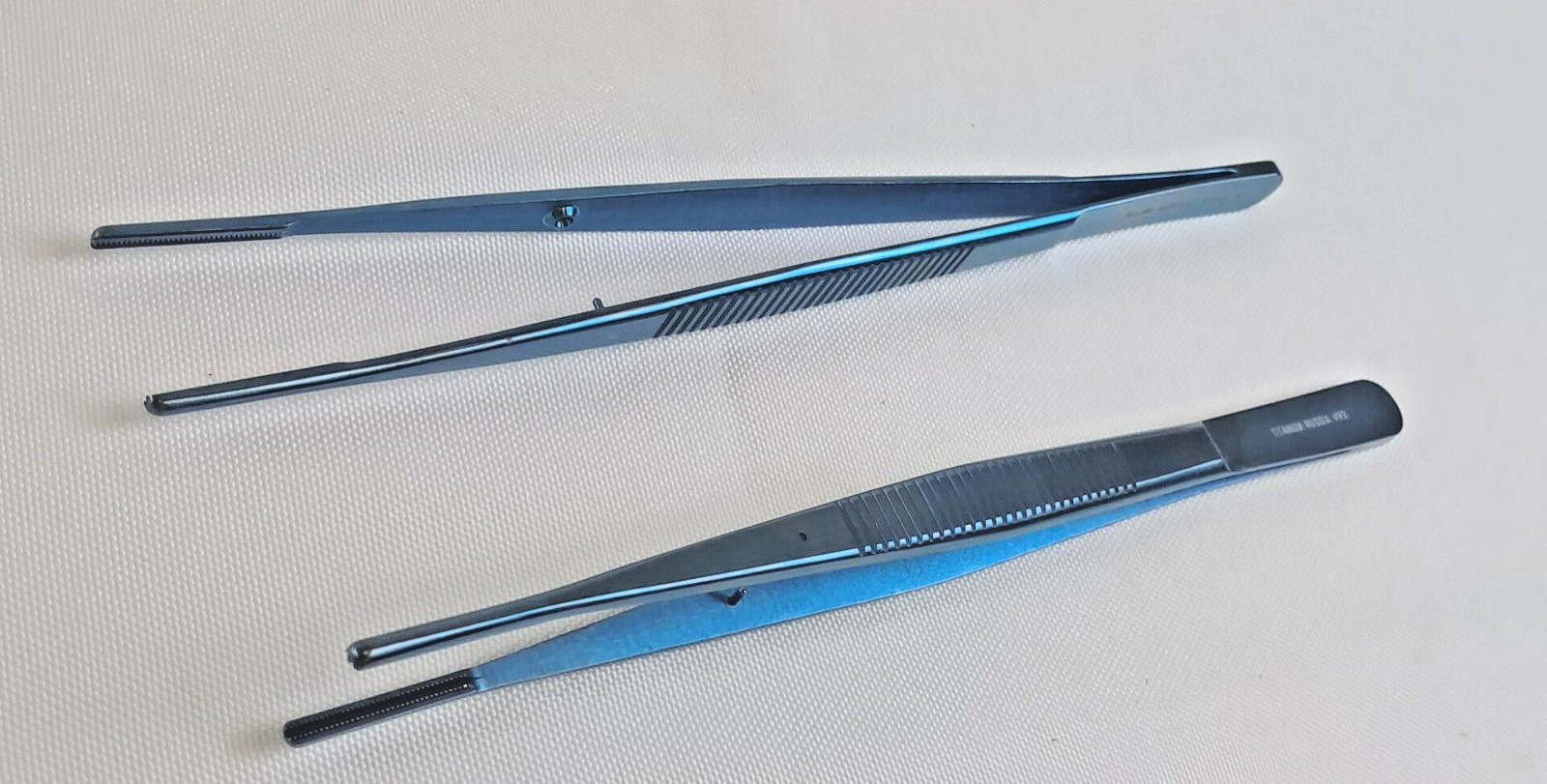 LOT OF 2 Pilling Surgical 359028 DeBakey Thoracic Tissue Forceps