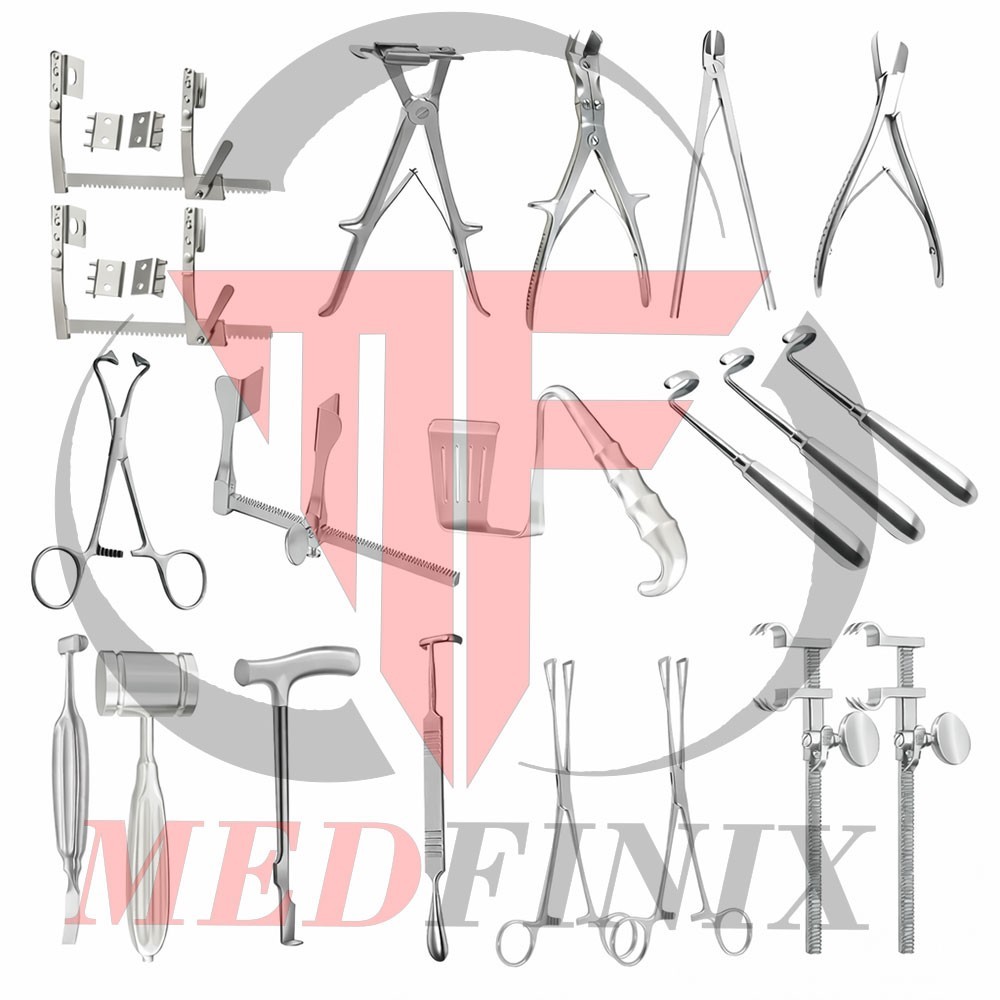 Chest Instrument Set of 21Pcs, Chest Surgery Set Thoracic surgery set