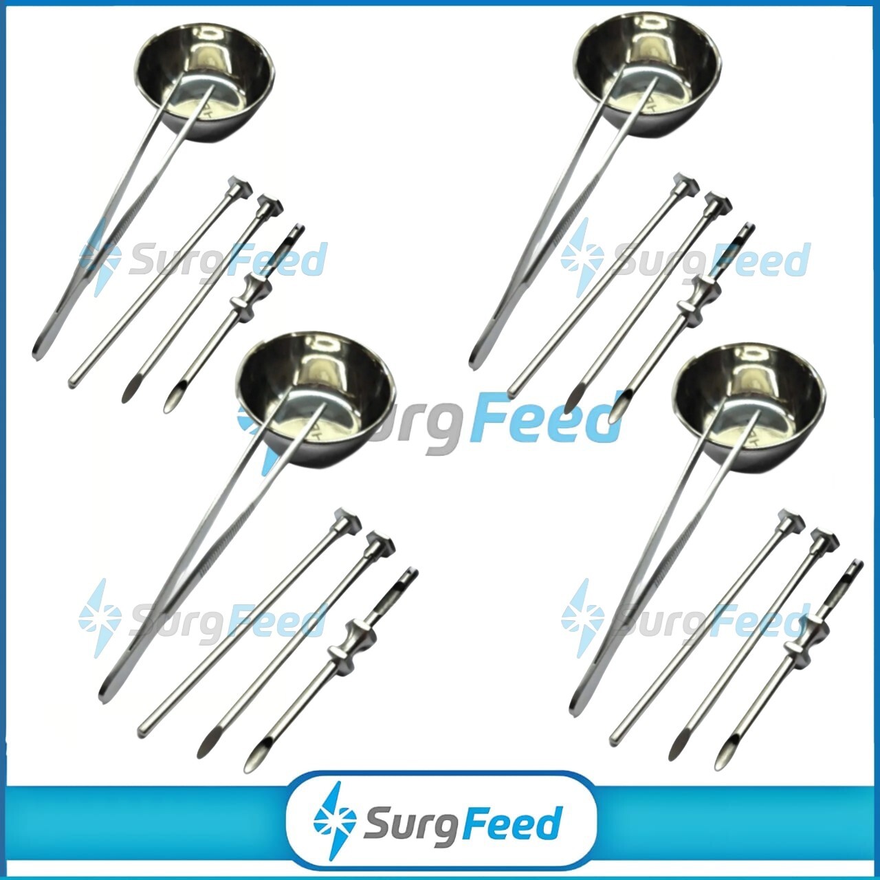HRT Trocar 4 Kits 3.5mm Hormone Replacement Pellet Insertion Trocar Set