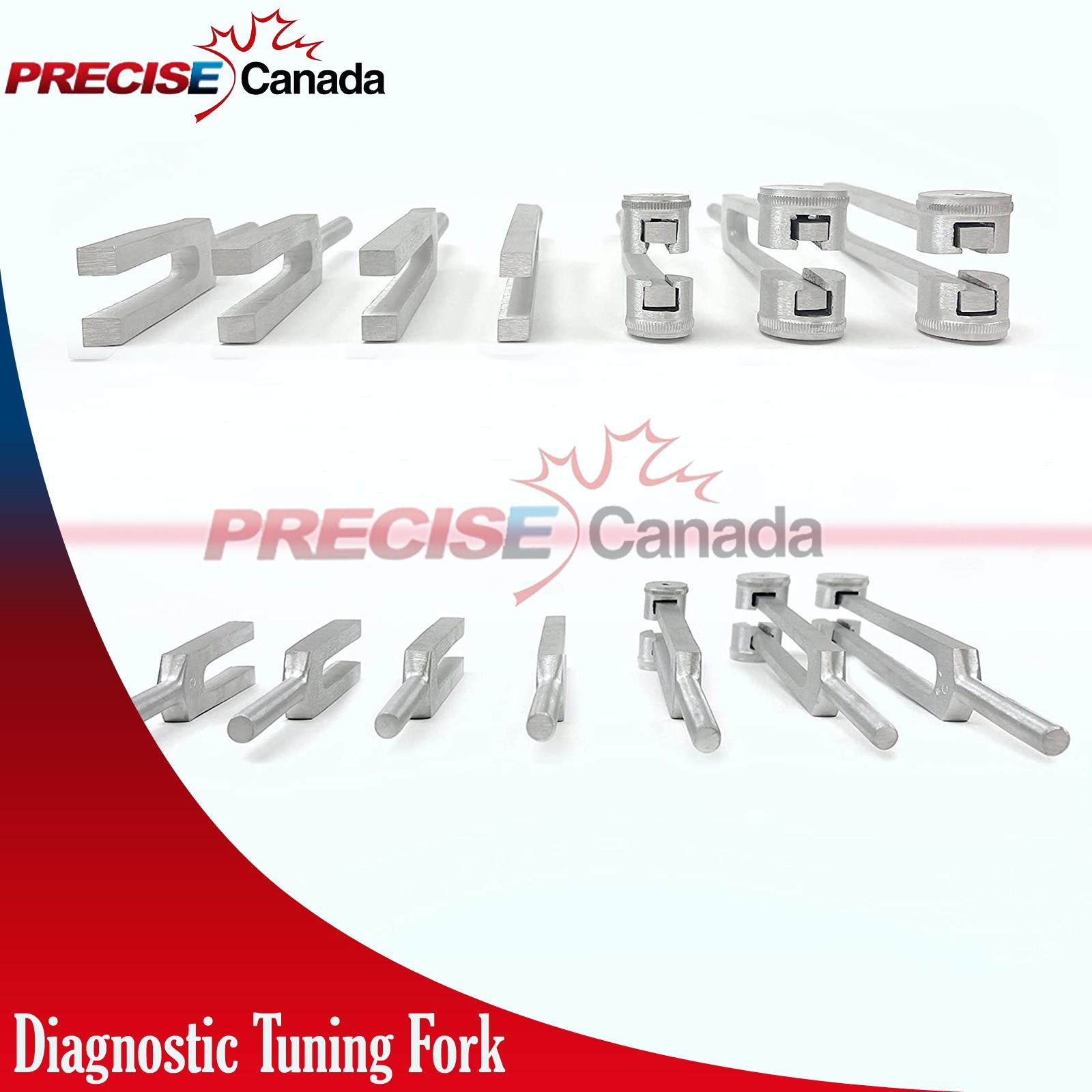 7 Tuning Forks Set Medical Surgical Chiropractic Physical Diagnostic Instruments