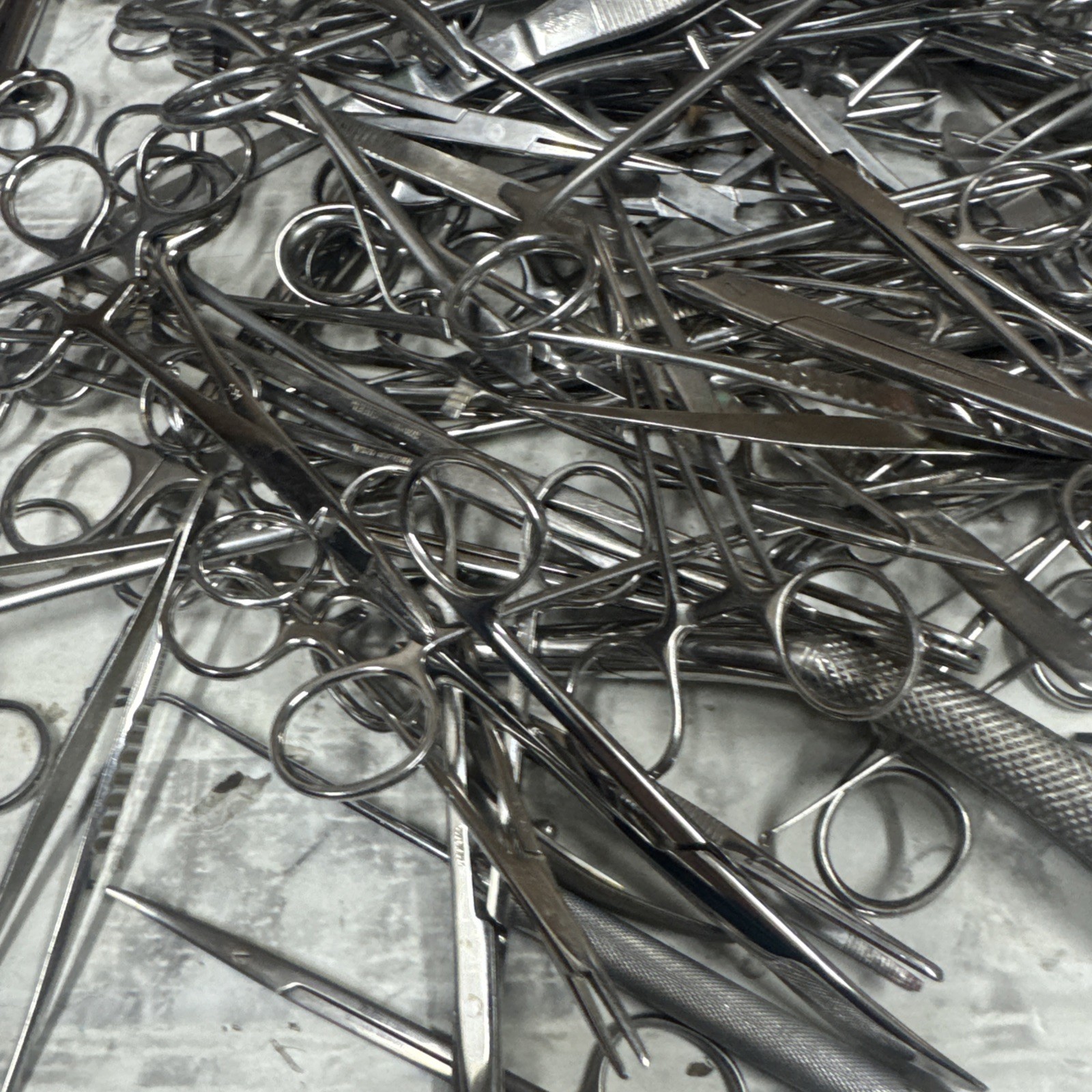 Lot of 90 Various Brand & Size OR Medical Surgical Instruments Stainless Steel