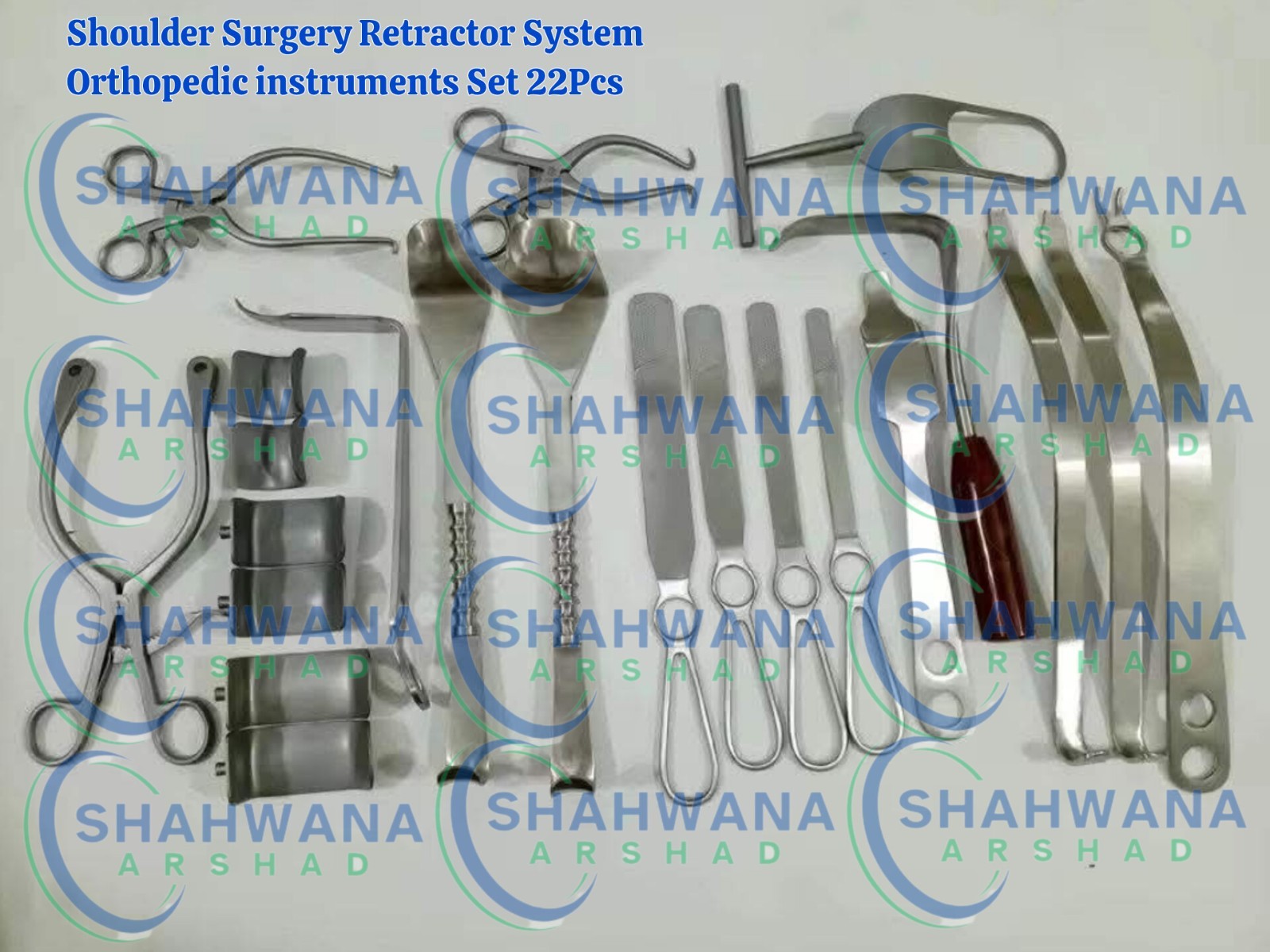 Shoulder Surgery Retractor System German Steel Orthopedic instruments Set 22Pcs