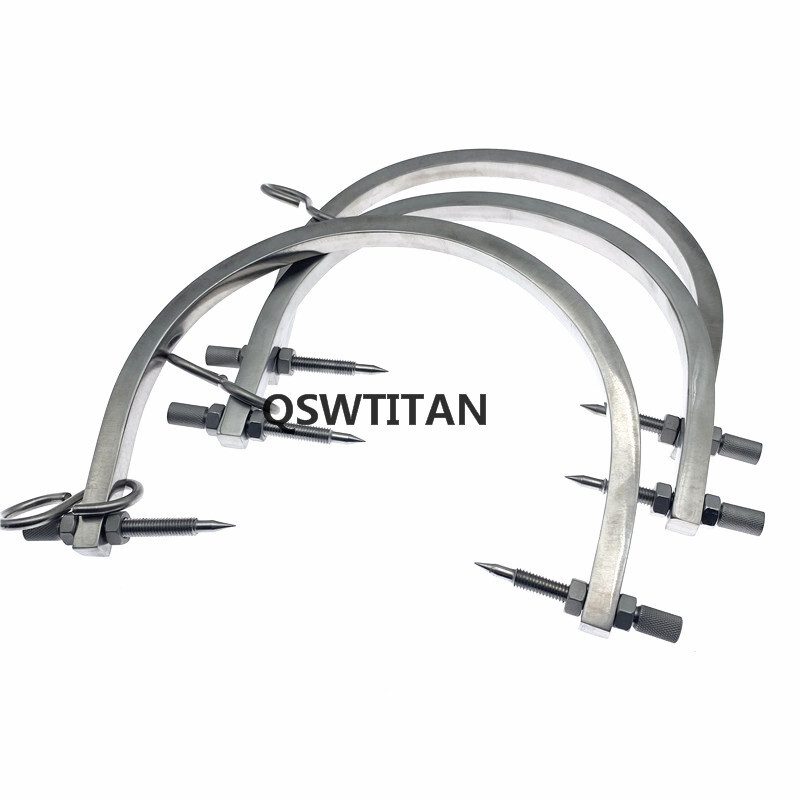 Gardner Wells Skull Traction Tongs U-shaped Skull Tong with Pins Diameter 210mm