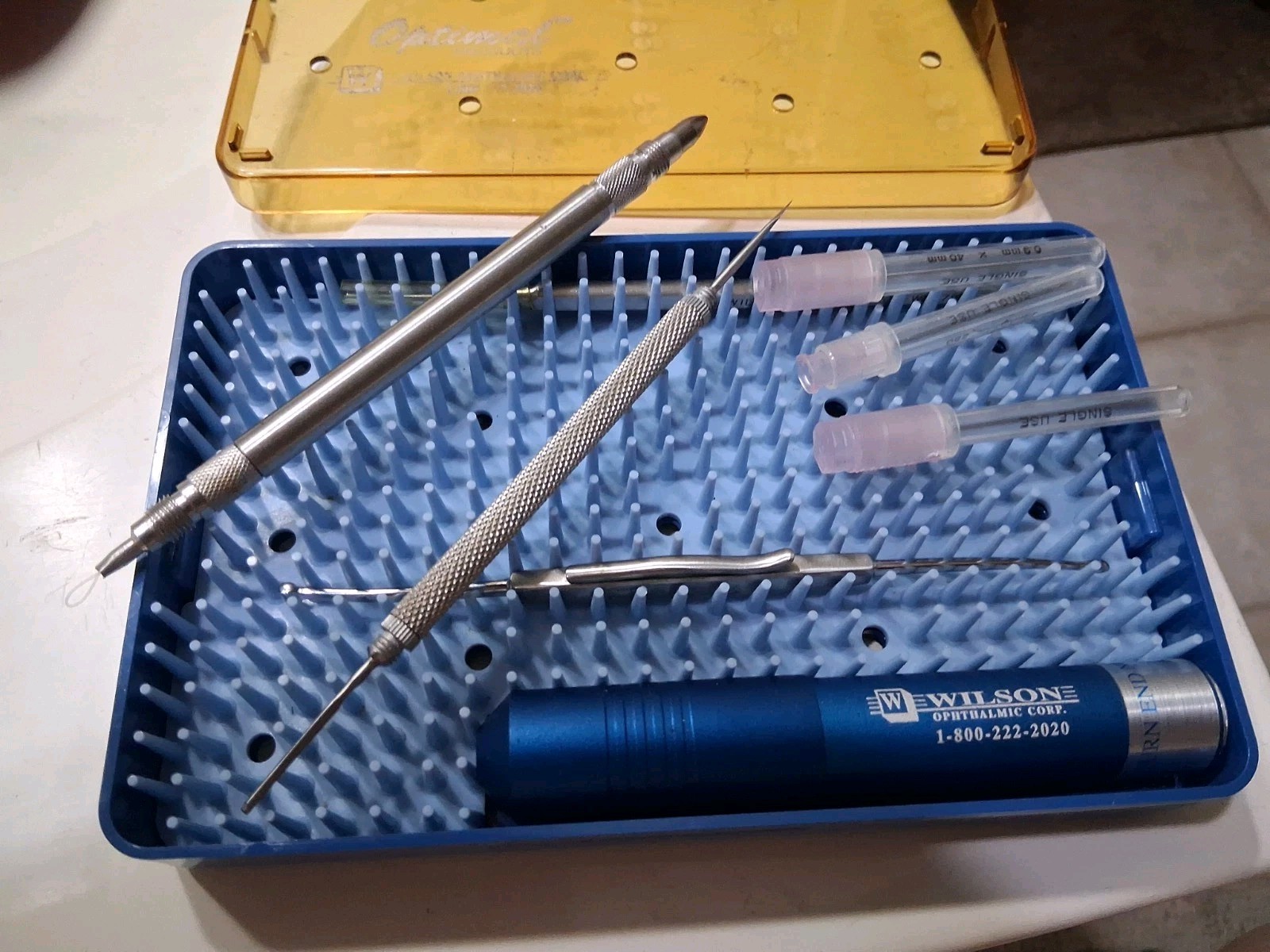 9 Pcs Foreign Body Removal Reusable Kit for Ophthalmic Procedure Surgical Kit