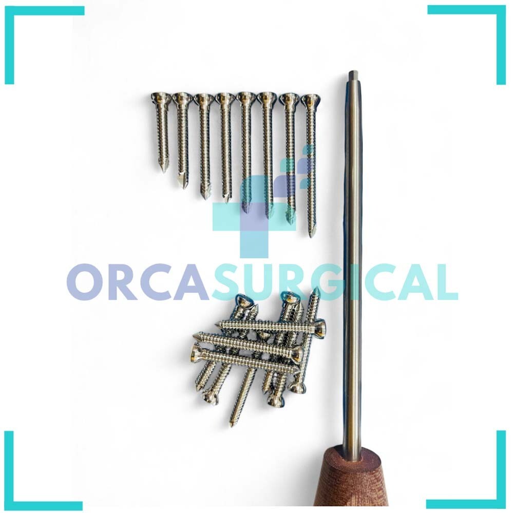 5mm Interlocking Bolt, Self Tapping, Stainless Steel 316L (260 pcs)