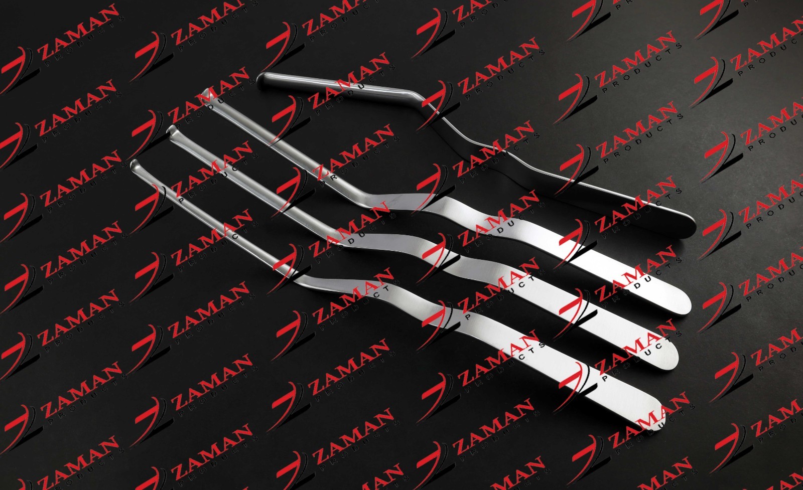 Caspar Nerve Root Retractor Bayonet Shaft 4,6,8,10 mm 8 PCs Set By Zaman Product