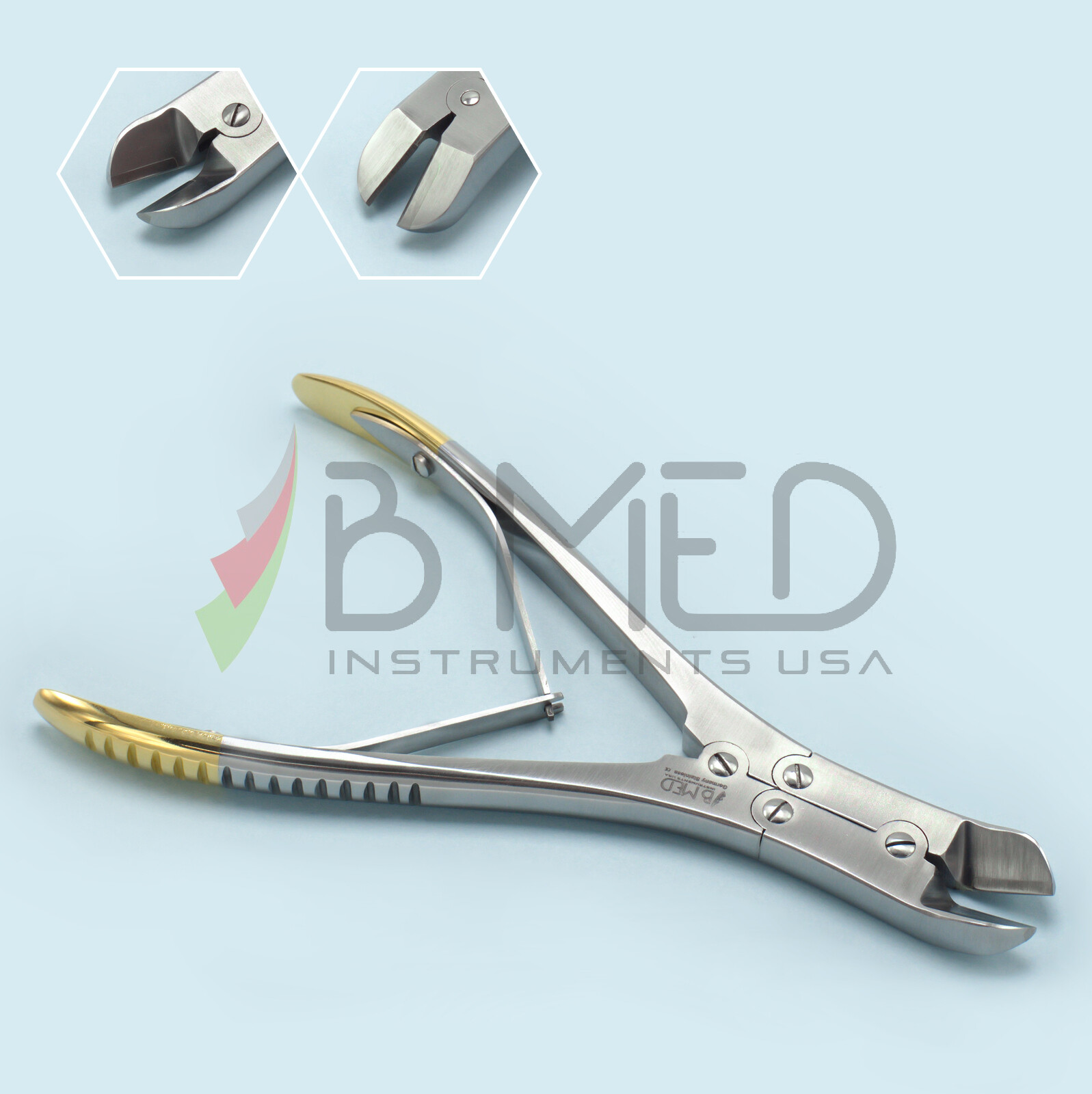 OR Grade TC Side Pin Wire Cutter Orthopedic CNS 7″ Angled Cerclage & Krischner