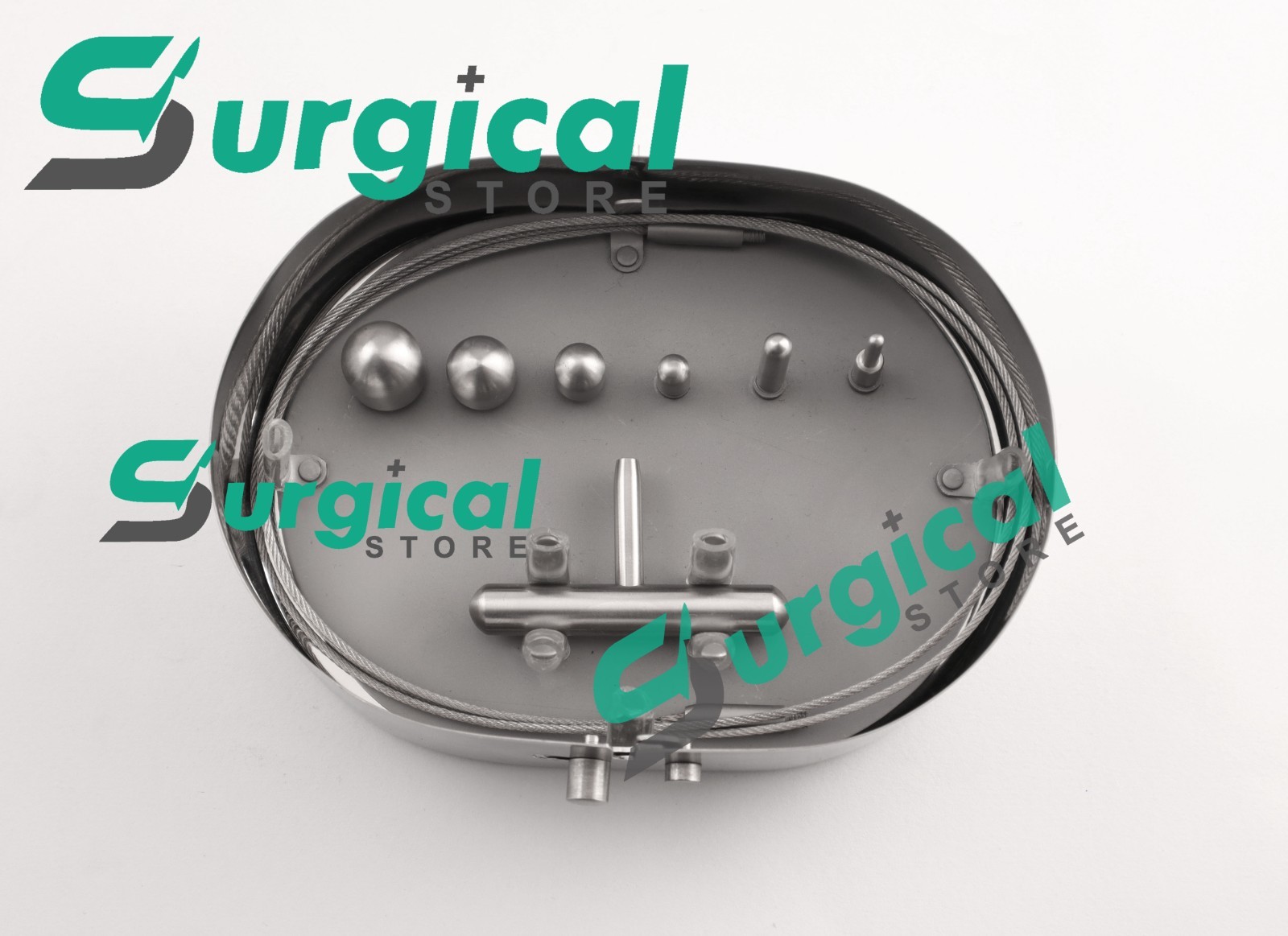 Flebo Extractor Nabatoff With Stainless Steel Box Set of 3, 6, 9, 12, 15 mm Surg