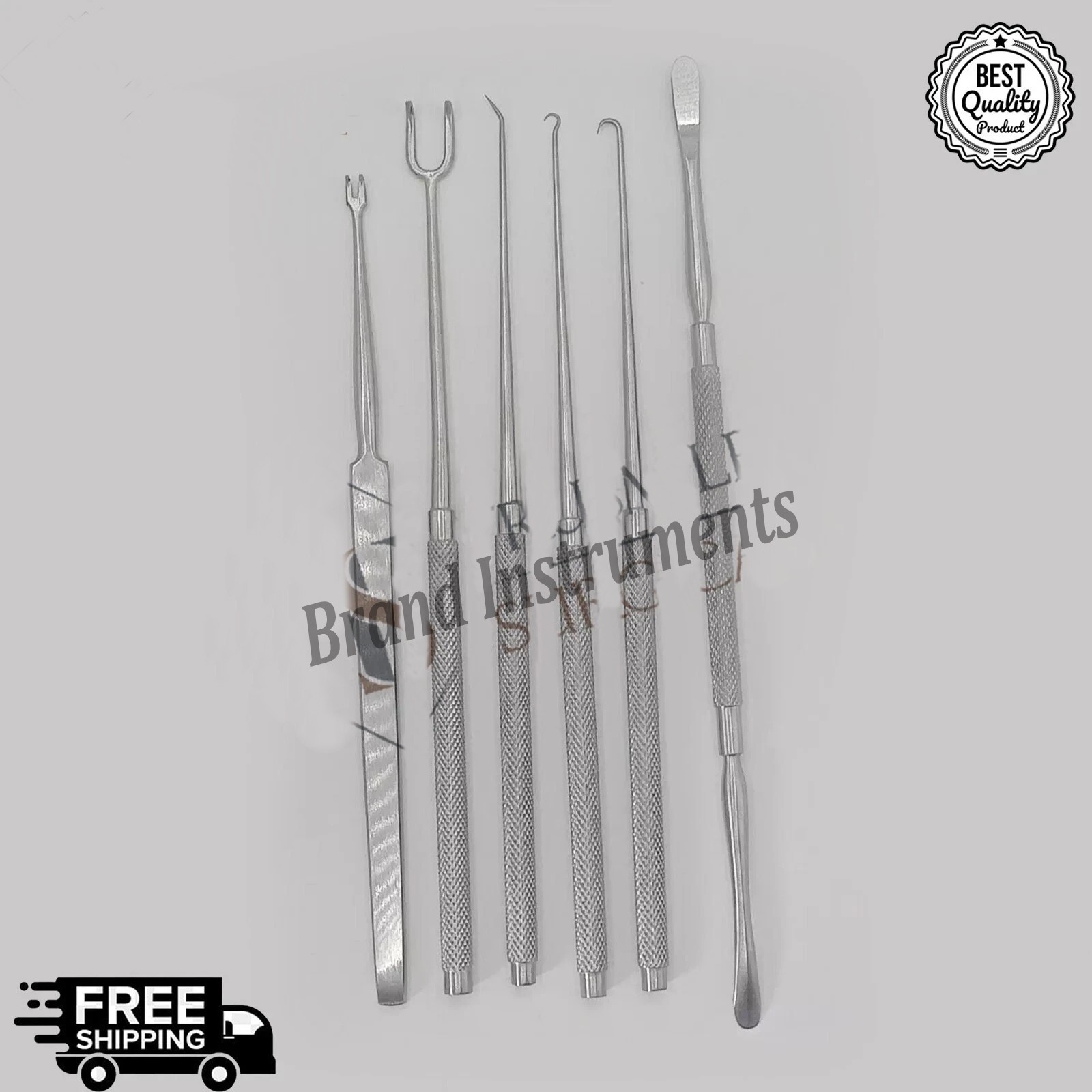 Nasal Rasp , Plastic Surgery Nasal Rhinoplasty Surgical Instruments Set Of 6