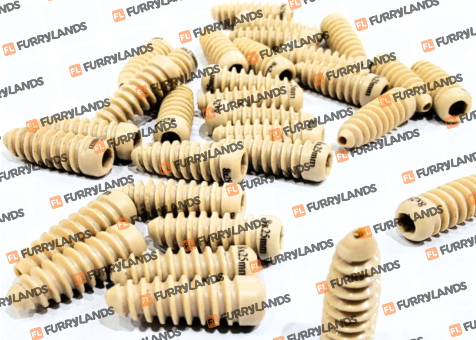 ACL Interference Screw Set 8mm Diameter, 25mm & 30mm Length (11 Pcs, PEEK)