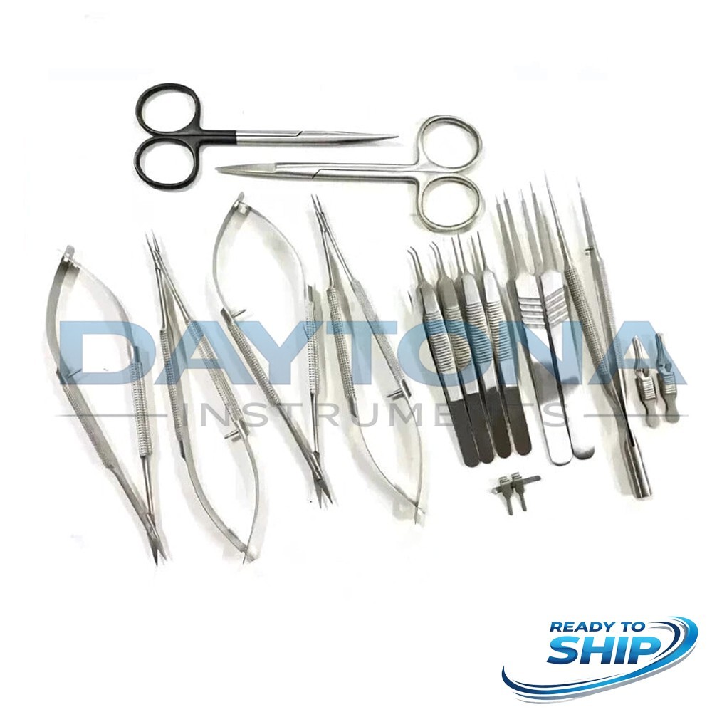 New Micro Hand Surgery Instrument Set Stainless Steel Surgical Kit With Case