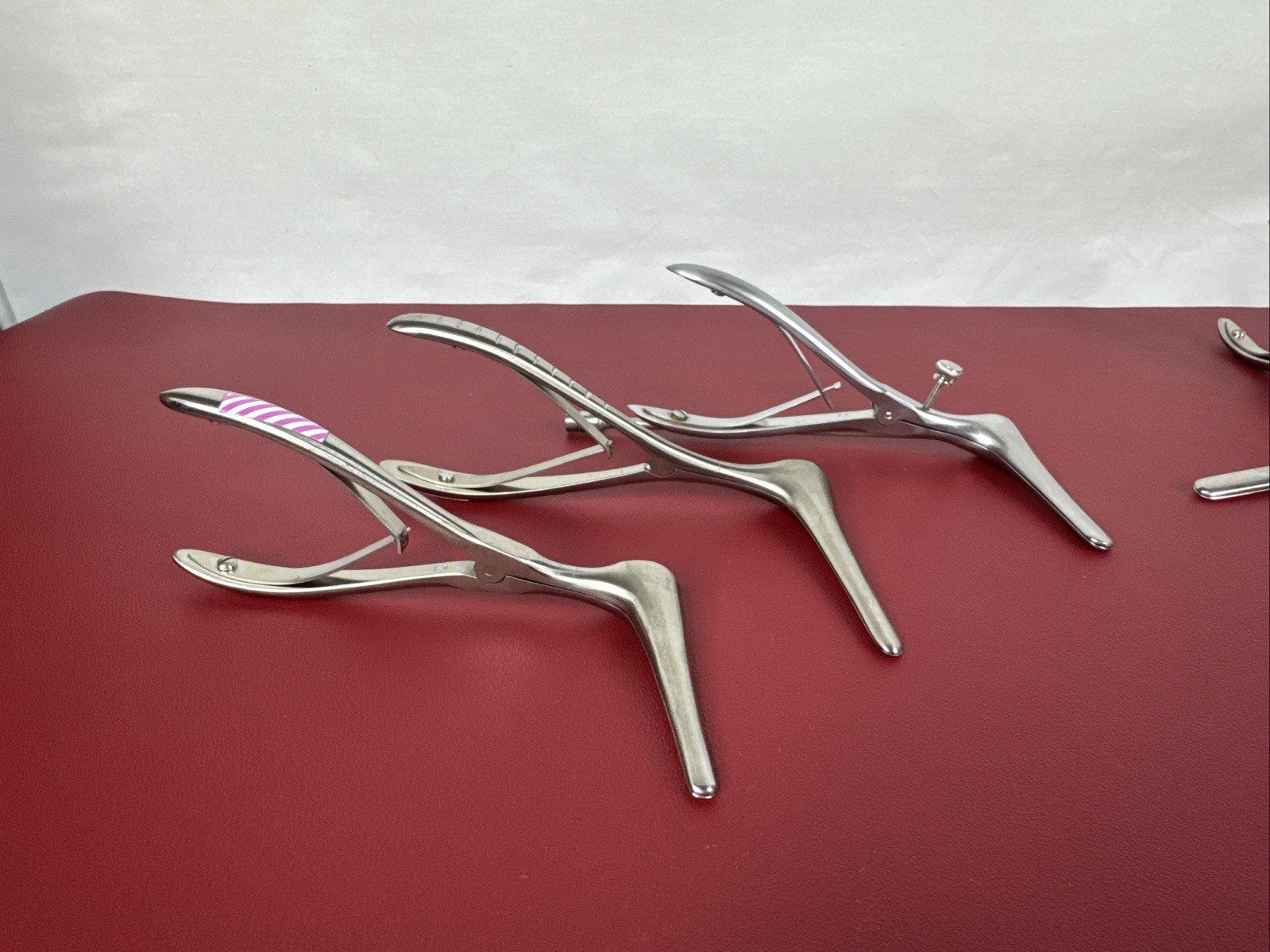 Vintage lot of 12 Stainless Steel Nasal Speculum ENT, XOMED Mueller ESI Storz