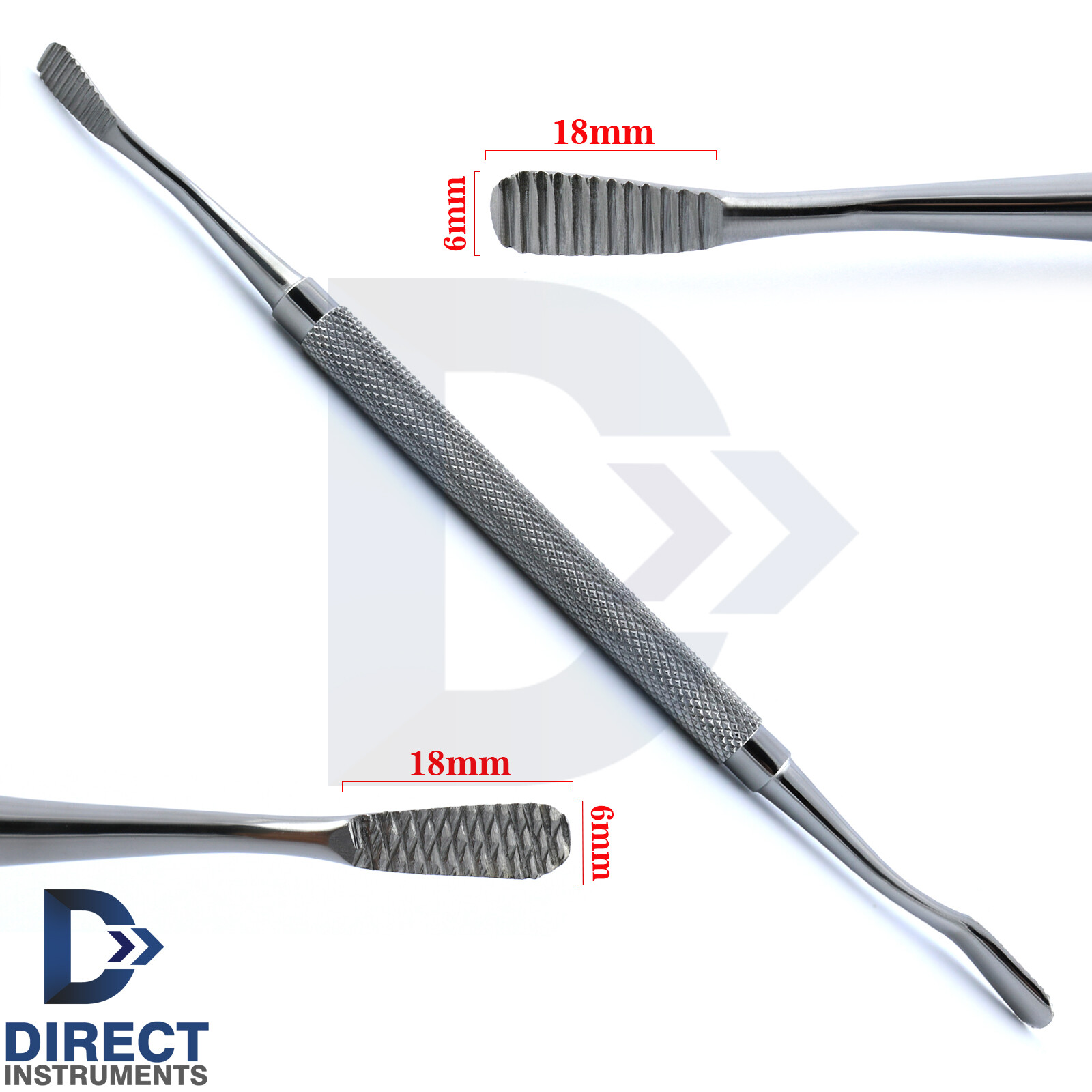 Dental Bone File Miller Filler Cross-Cut-Straight Shaping Surgical Instrument CE