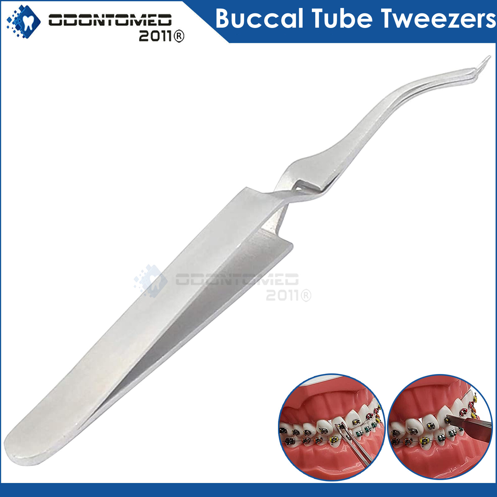 Dental Orthodontic Buccal Tube Tweezers Surgical Dental Instruments