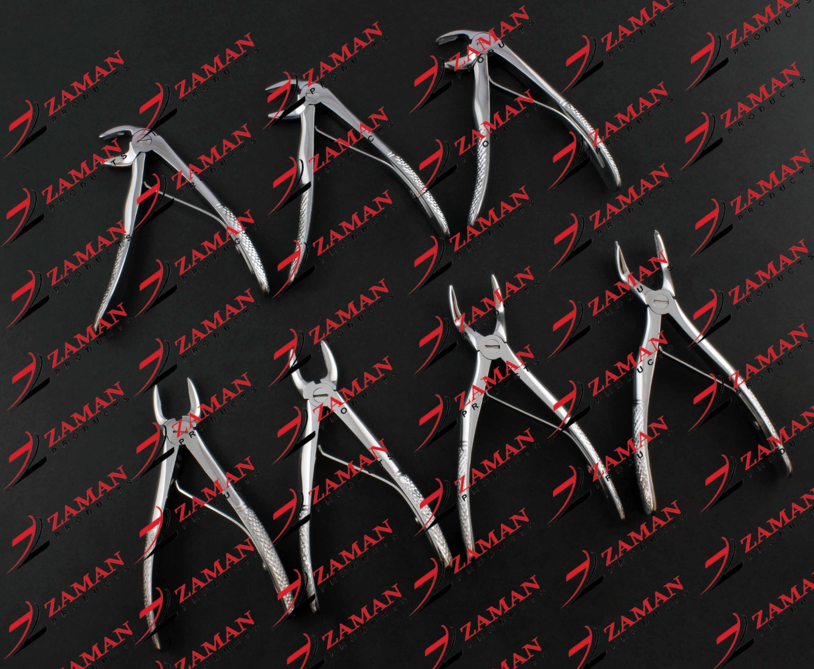Dental Surgical Tooth Extraction Forceps Pliers For Children 7pcs/Set Pedo Kit