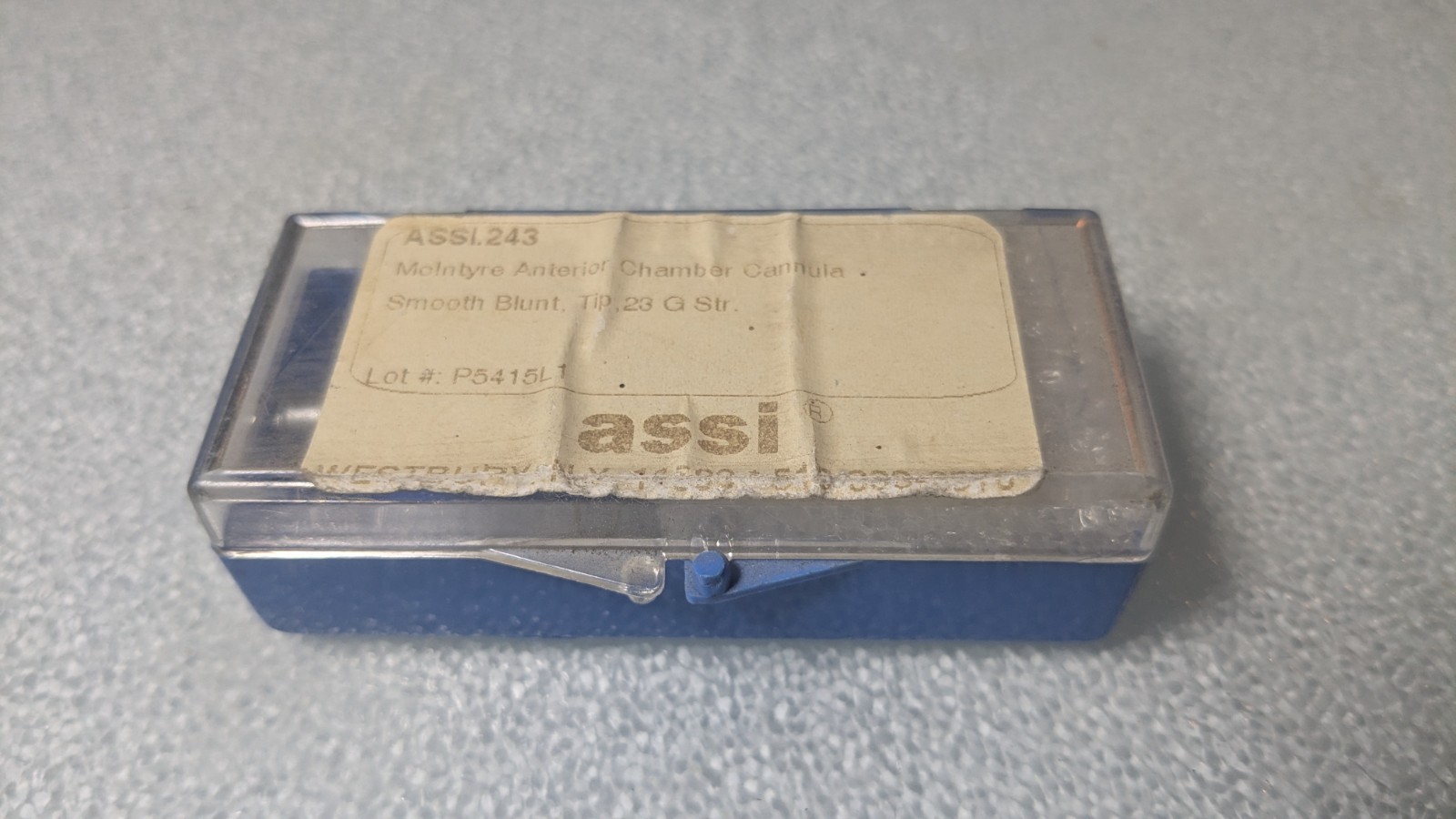 ASSI .243 McIntyre Anterior Chamber Cannula