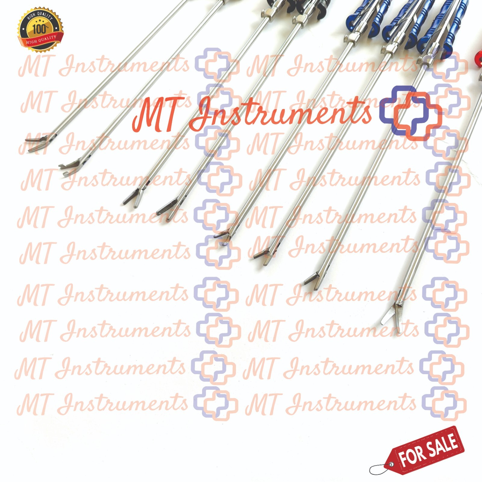 Valve Cardiac Surgery Needle Holder, Forceps, Scissors Set of 8 Pcs German A+