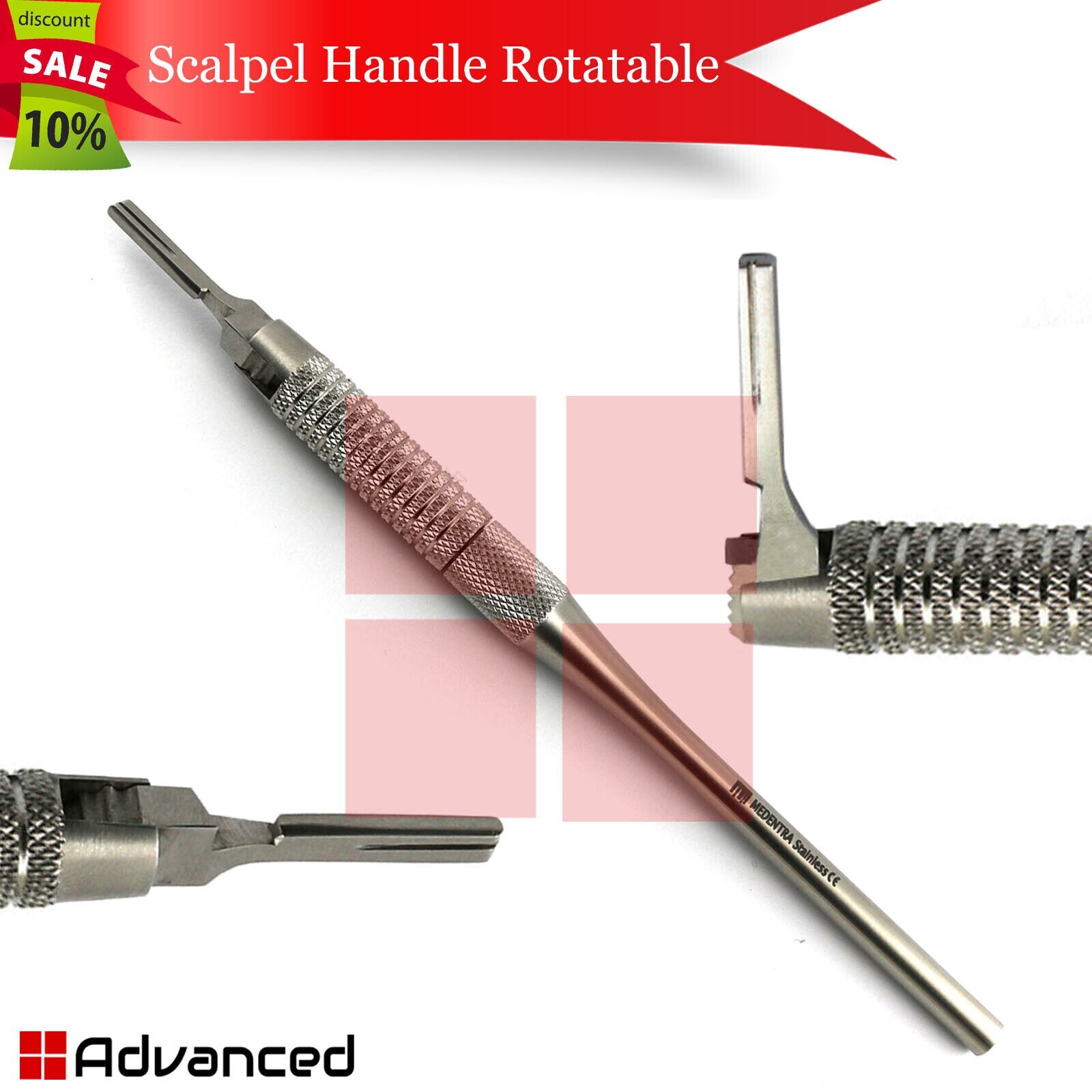 Plastic Surgery Facelift & Forehead Lift Instruments Set Retractor Hook Forceps
