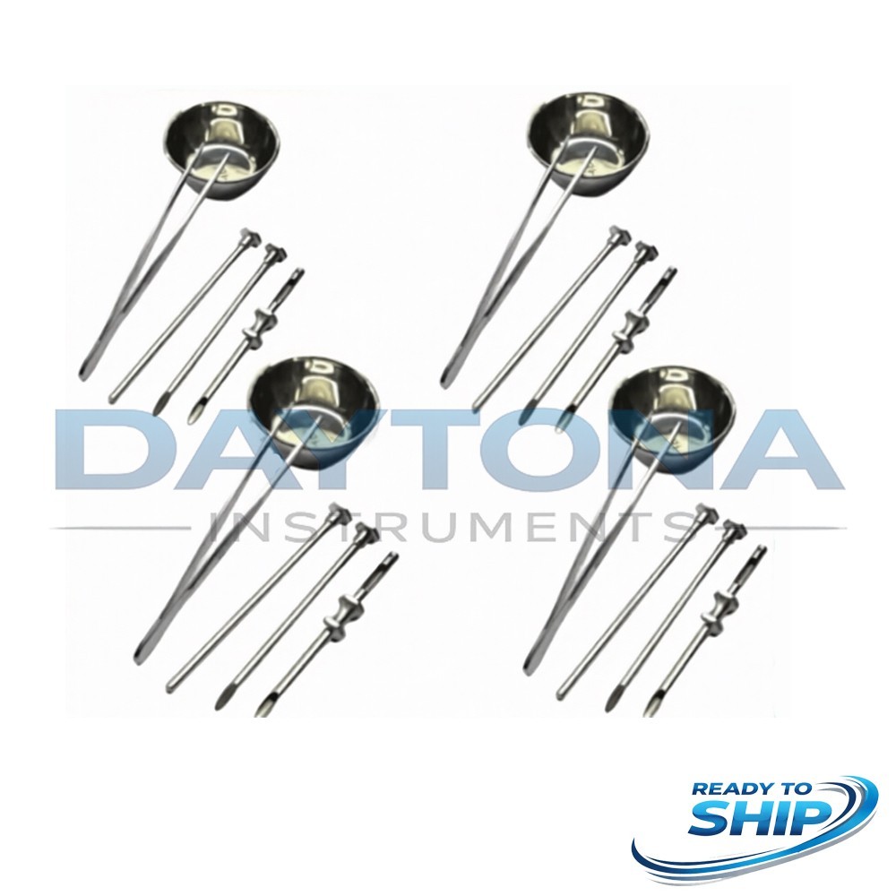 HRT Trocar 4 Kits 3.5mm Hormone Replacement Pellet Insertion Trocar Set
