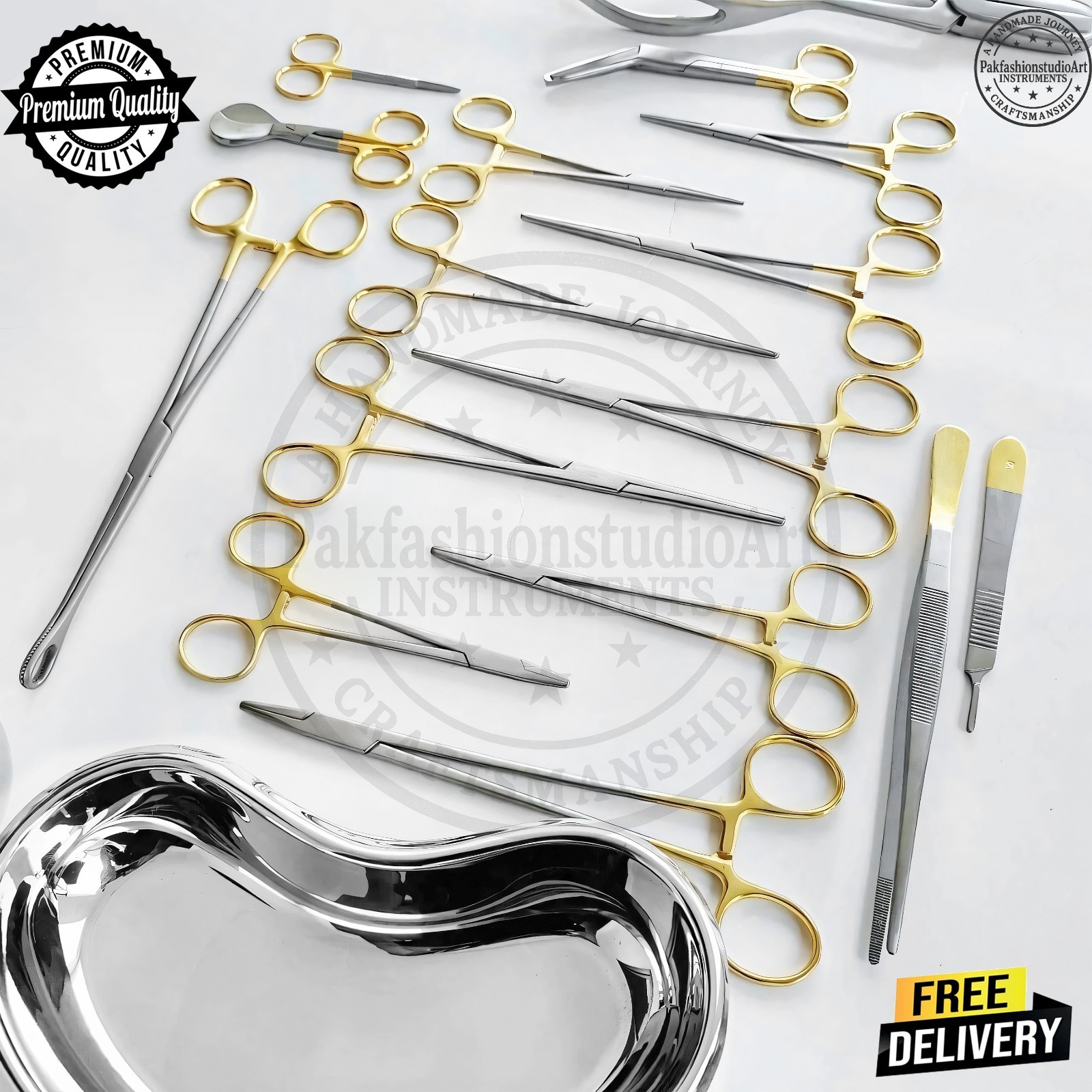 Delivery Set 16 Pcs GYN Surgical Instruments