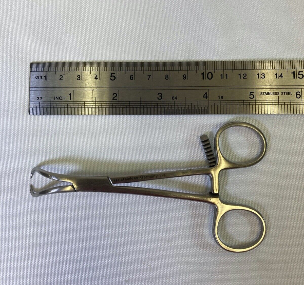 Arthrex AR-8943-07 Bone Reduction Forceps Curved Pointed 5.25″ Orthopedic Trauma
