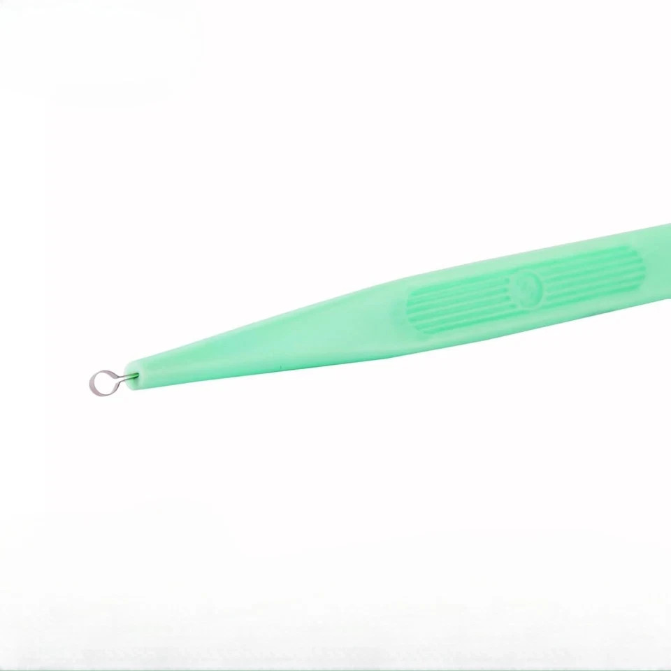Sterile Disposable Dermal Curette 5mm Round Loop for Acne Tattoo Skin Excis 50PC