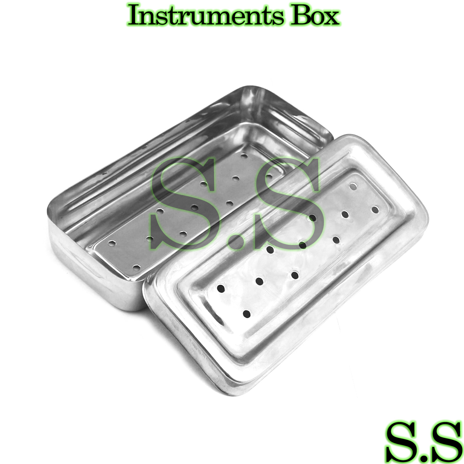 New Instruments BOX Perforated Stainless Steel 17x3x7 cm Surgical Instruments