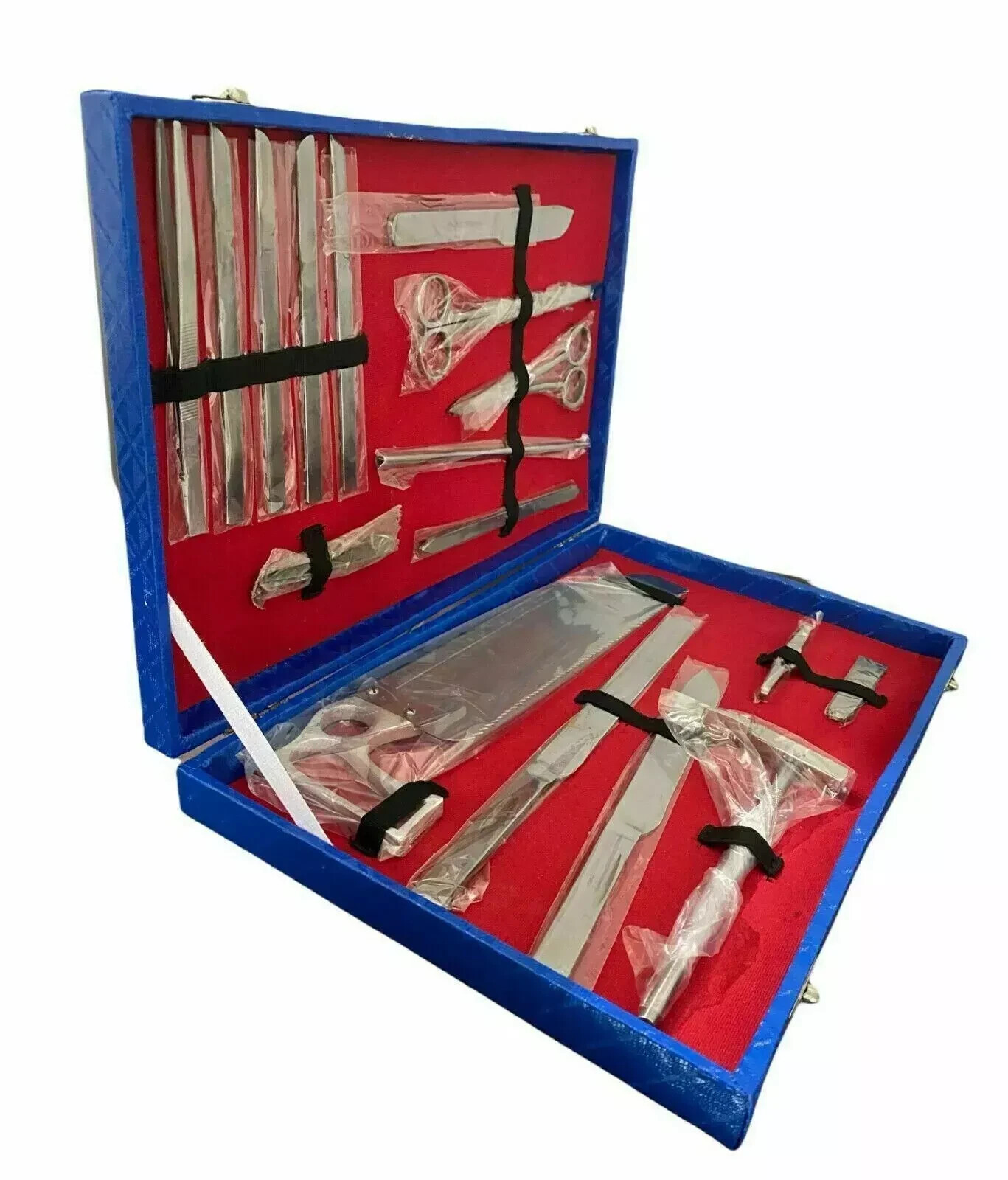 Post Mortem Instrument Set / Autopsy / Dissection Kit Anatomy 19Pcs free ship