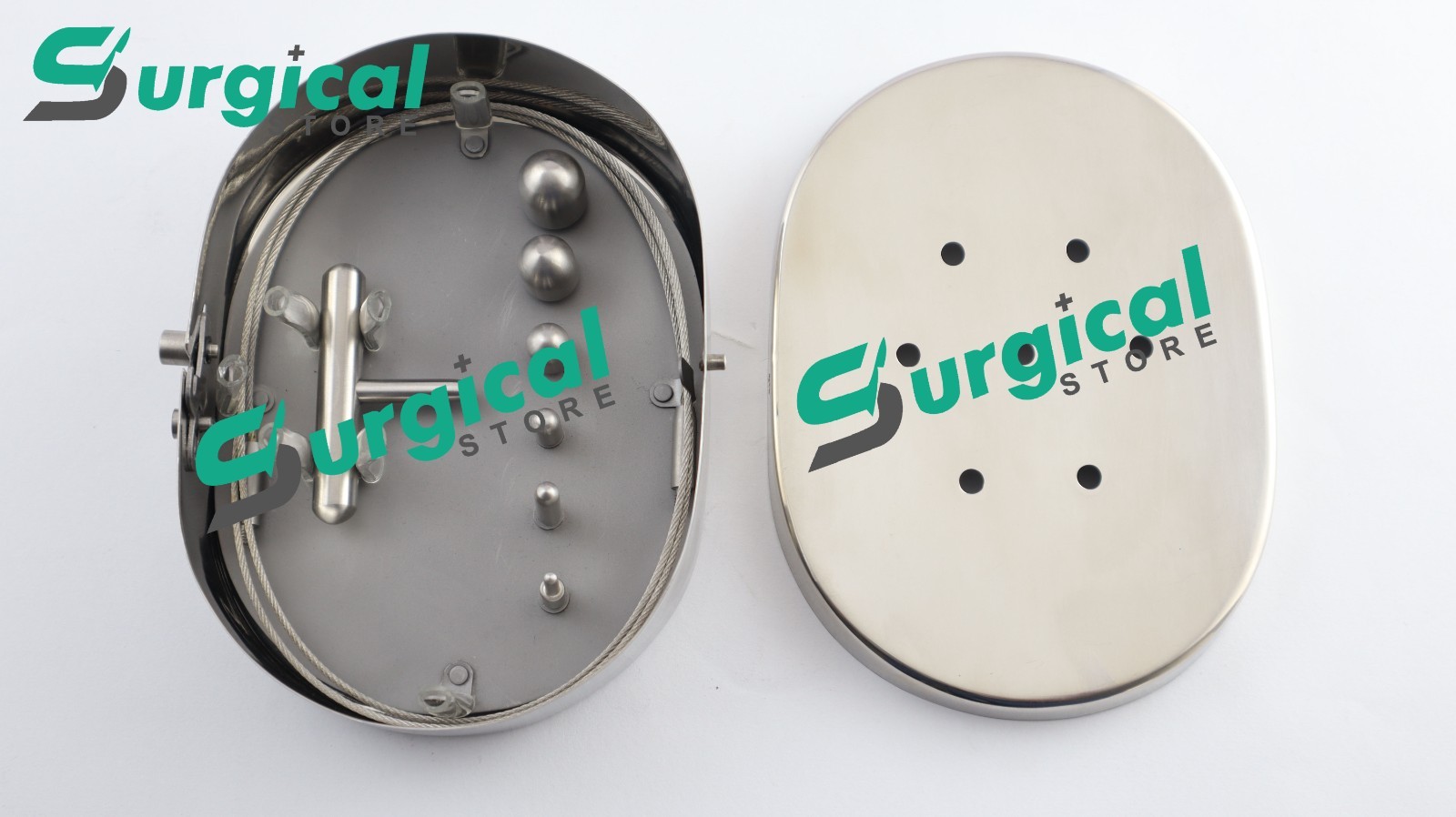 Flebo Extractor Nabatoff With Stainless Steel Box Set of 3, 6, 9, 12, 15 mm Surg