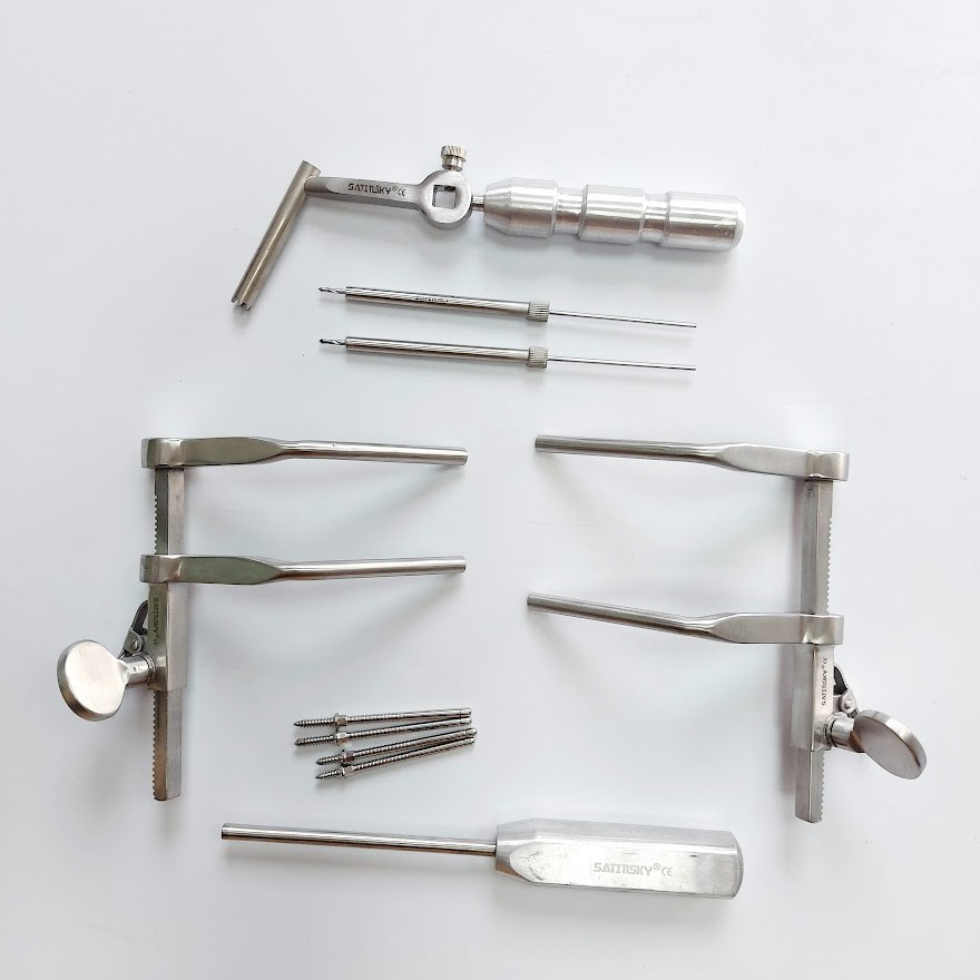 Caspar Vertebral Body Distraction Set Spinal Surgery Instrument Kit Orthopedic