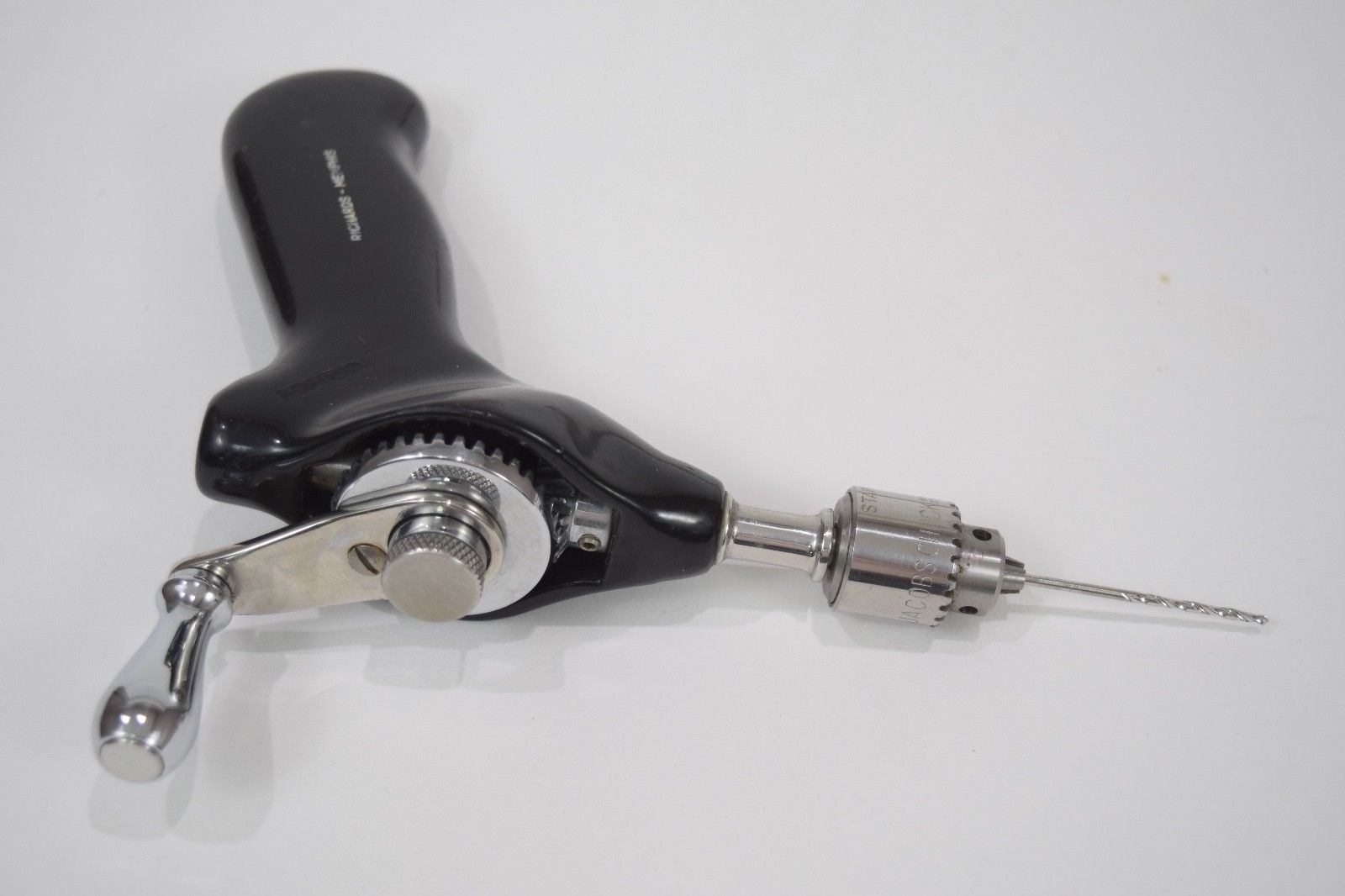 Orthopedic Surgical Hand Drill Set RICHARDS with 5/32 Jacobs Chuck GREAT BUY!