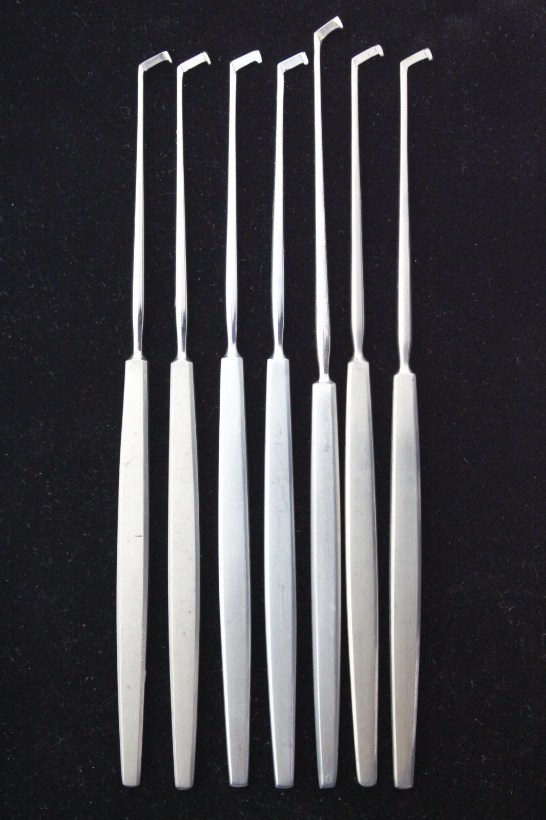 LOT of 8 / AESCULAP, SKLAR, MILTEX 8.25″ Golf Club Tip w/ Sharp Edge Instrument