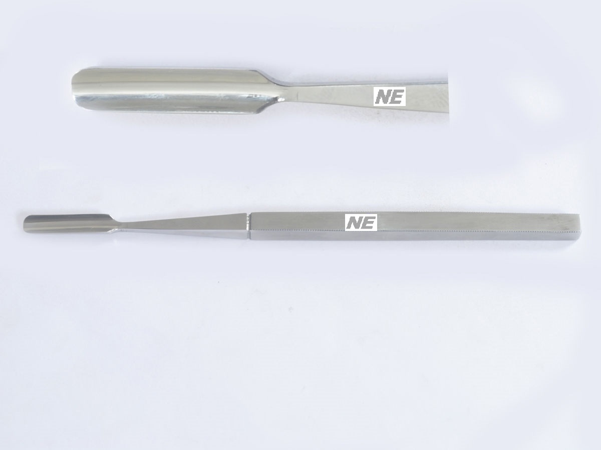 SS STAINLESS STEEL 6 MM WEST BONE GOUGE CONCAVE BLSDE WITH SQUARE HANDLE OPTHALM