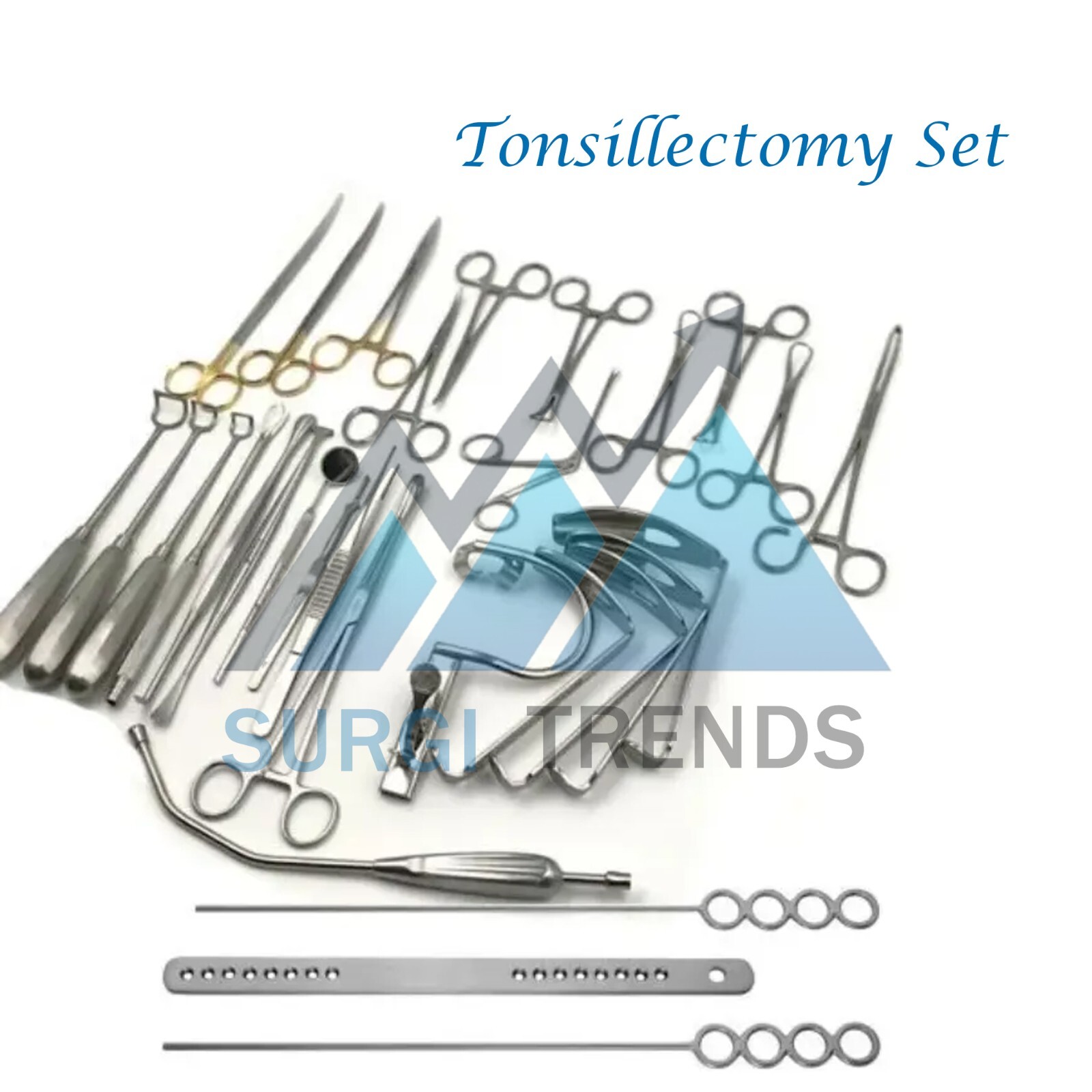 Tonsillectomy Surgical Instruments ENT German Quality 30 Pcs Set