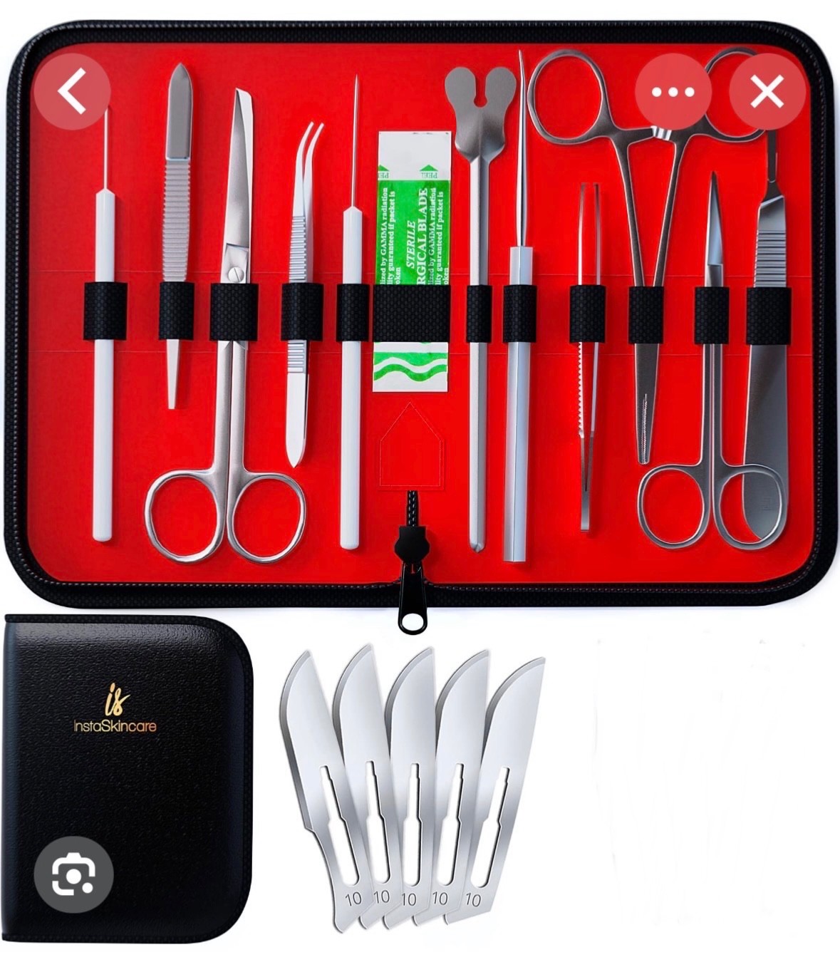 SURGERY SUTURE SET -SURGICAL INSTRUMENTS KIT- Vetinarian-Student-Practice