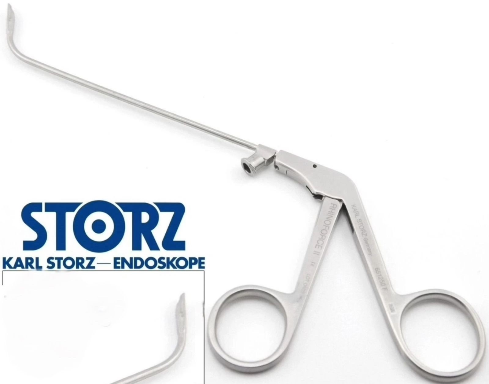 KARL STORZ 651250F Rhinoforce II KUHN 60° Sinus Punch Back Side 1x3mm Bite 6″