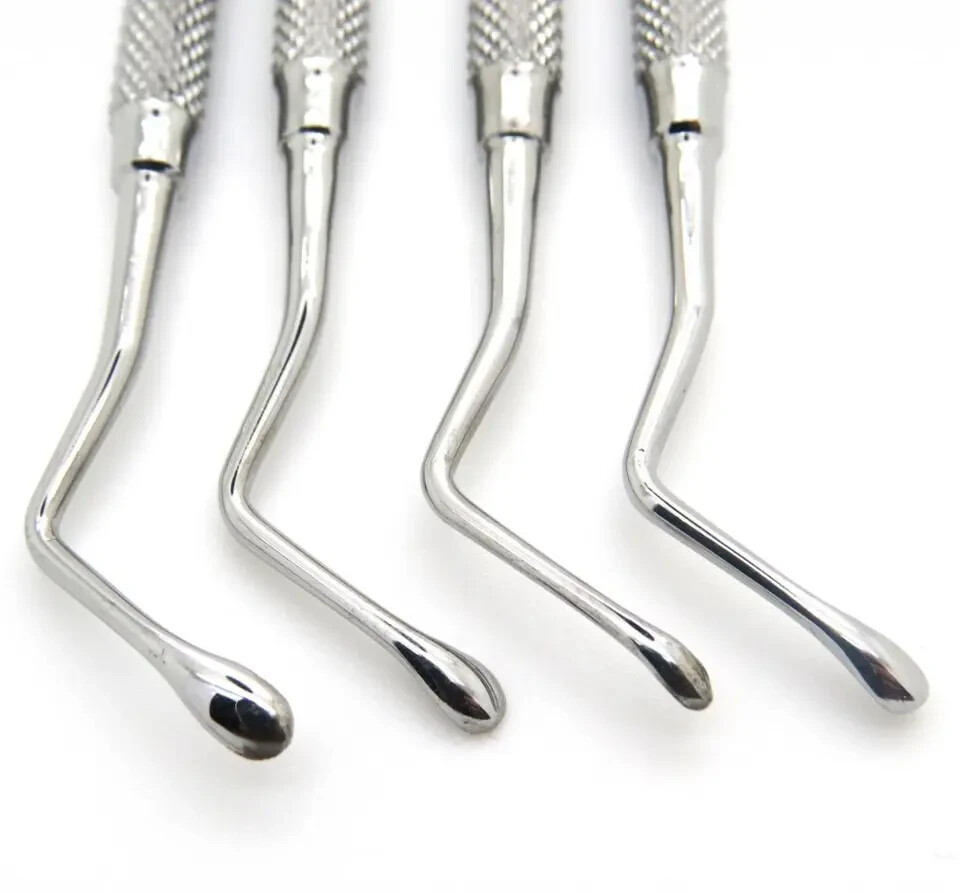 PERIODONTAL LUCAS CURETTES SET OF 4 DENTAL SURGICAL PREMIUM NEW INSTRUMENTS