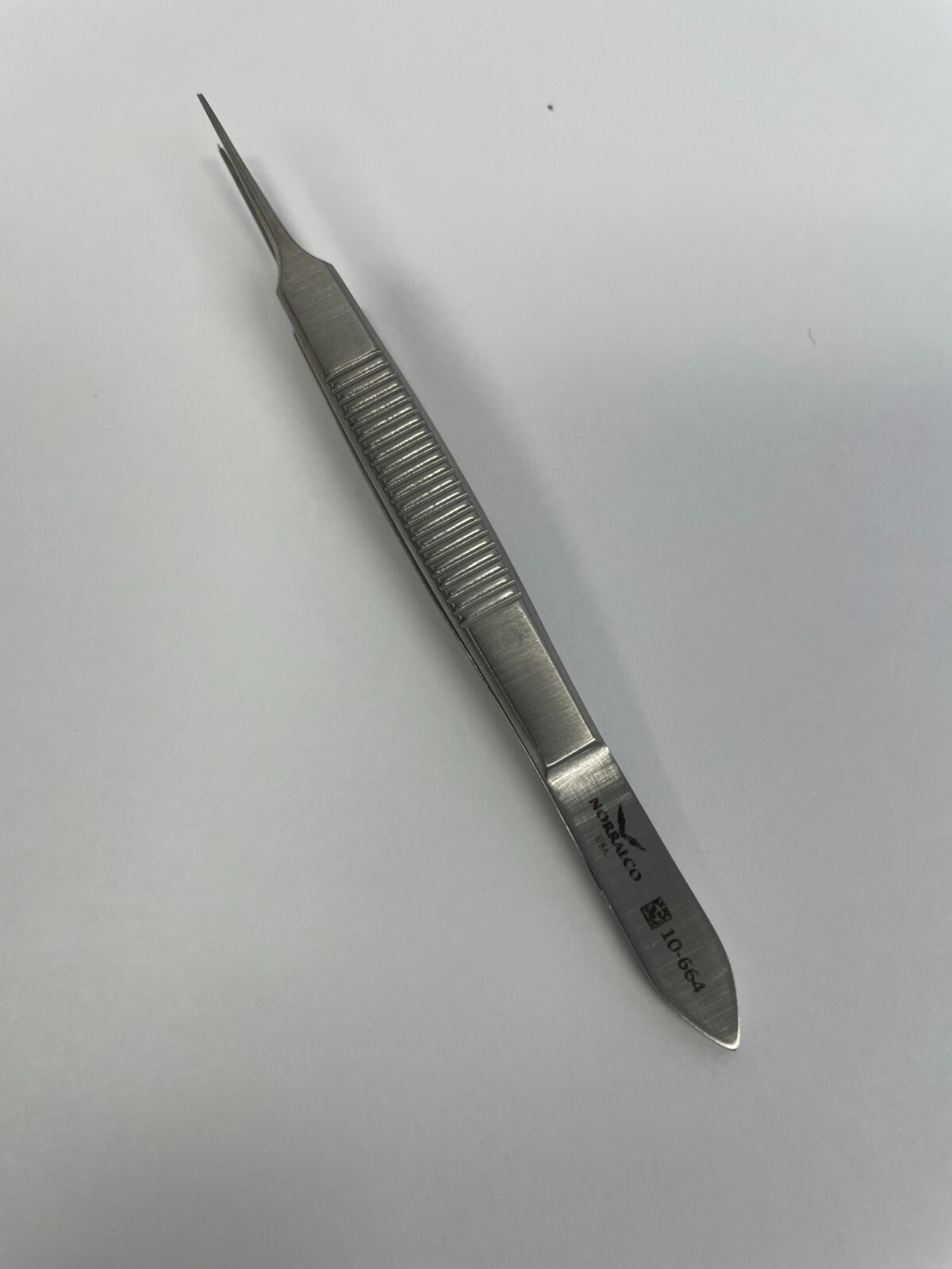 3 Bonn Micro Tissue Forceps, 3.3/4″, Straight Tips, 0.12 mm Wide, 1 x 2 Teeth
