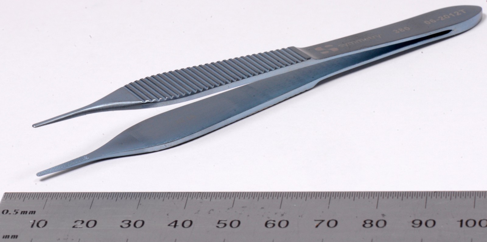 Symmetry #06-2012T Adson Dressing Forceps 4¾” Serrated Titanium Russia Surgical