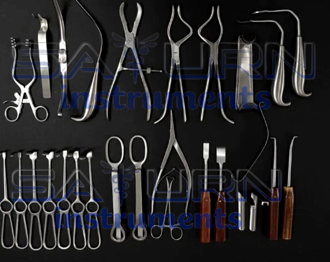 Maxillofacial Surgery surgical instruments set 28 pcs German Quality By Saturn