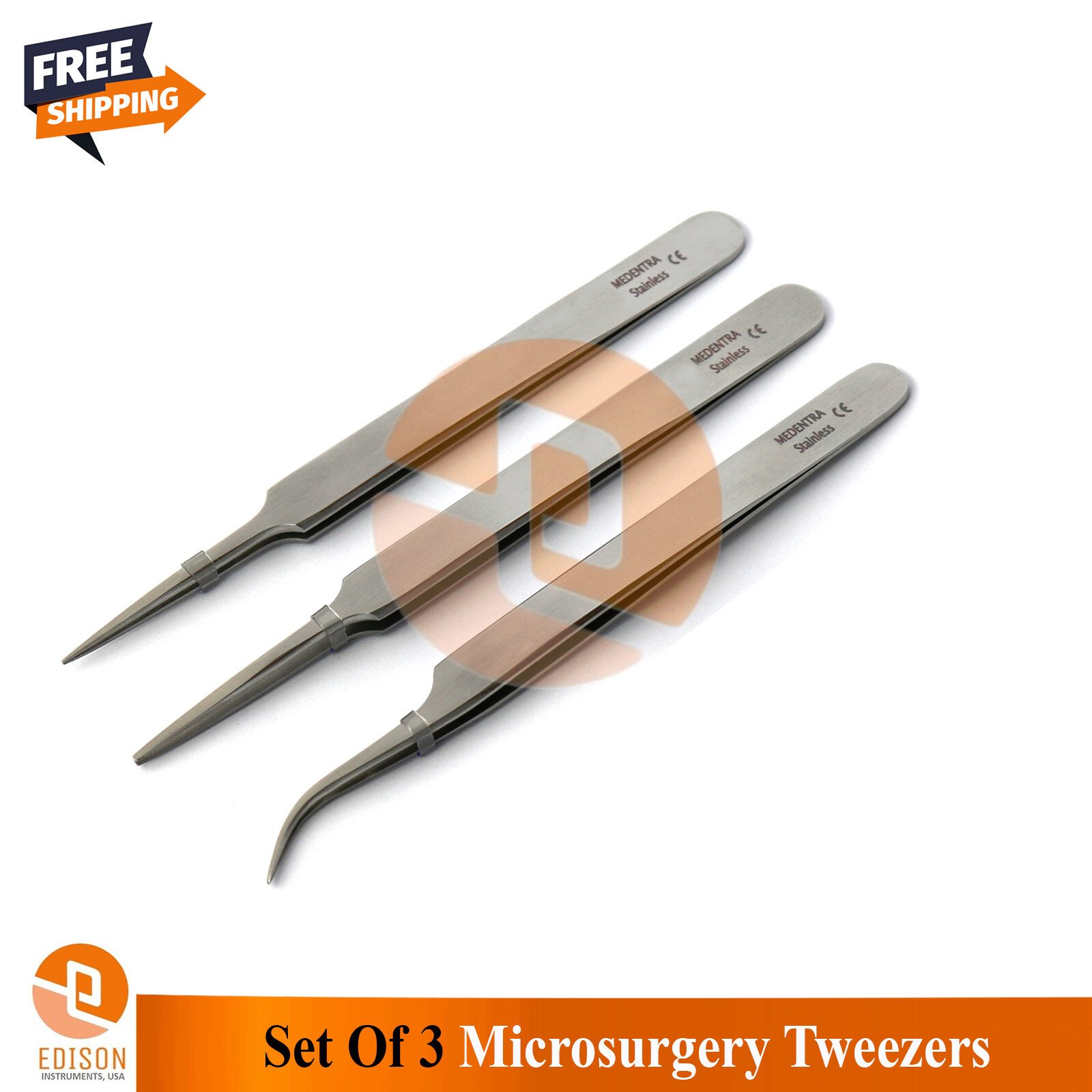 Hand Micro Surgery Kit Box Dissection Tweezers Micro Scissors Skin Retractor