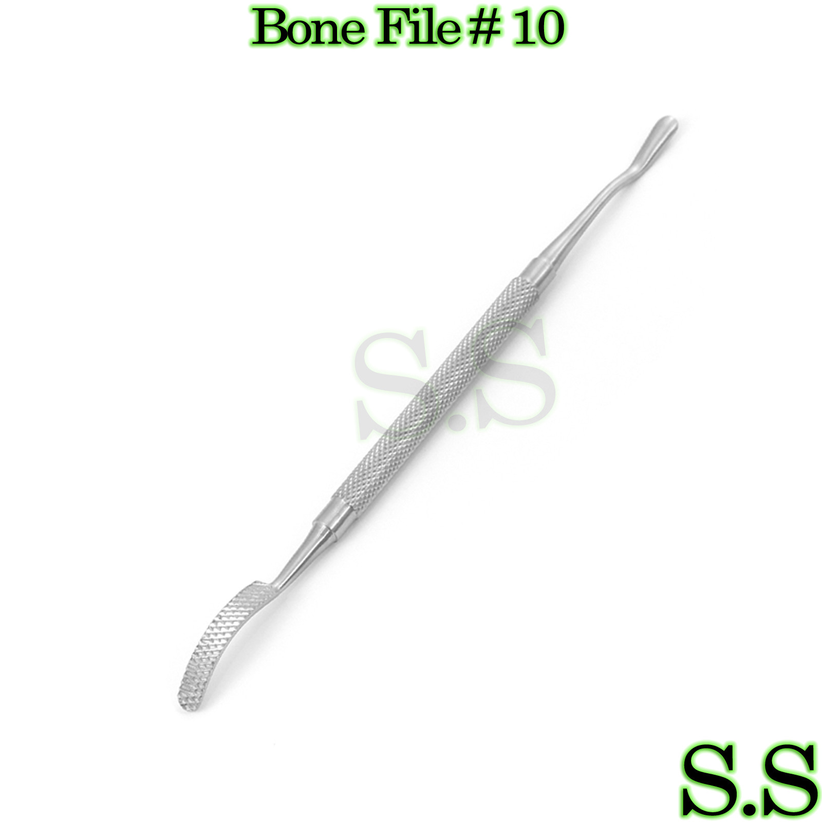 Bone File # 10 Surgical Dental Dentist Instruments