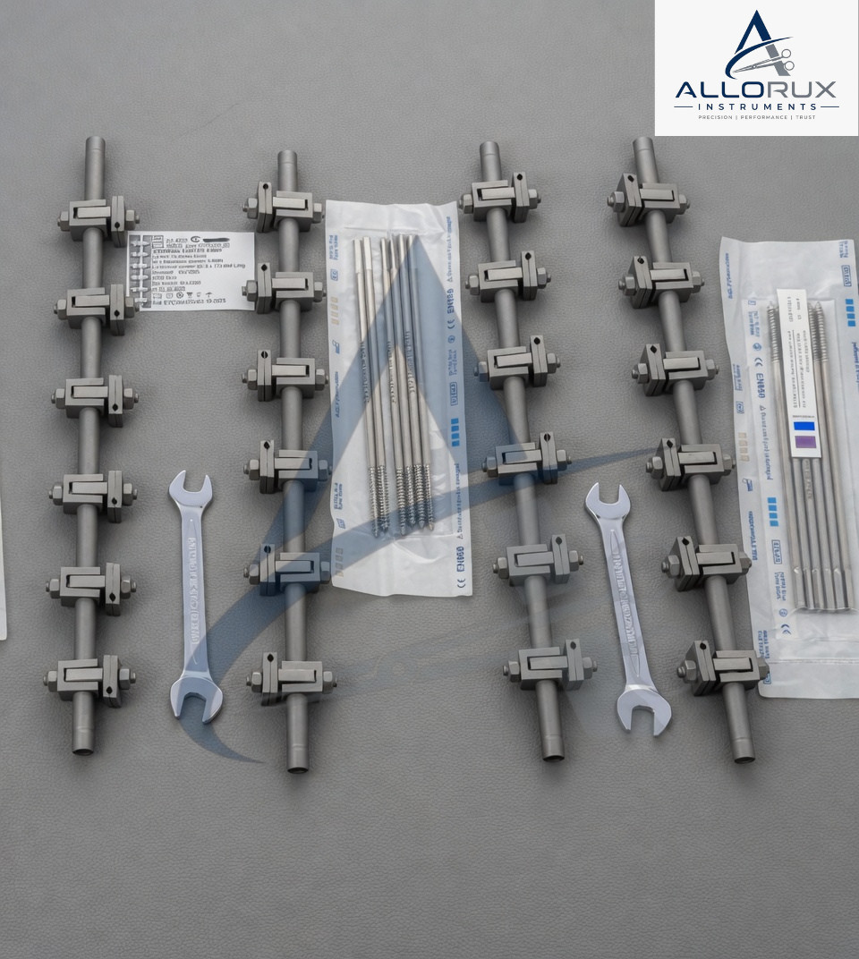 AO External Fixator 2 Sets 4.5 Tibia and 5.0 Femur Orthopedic