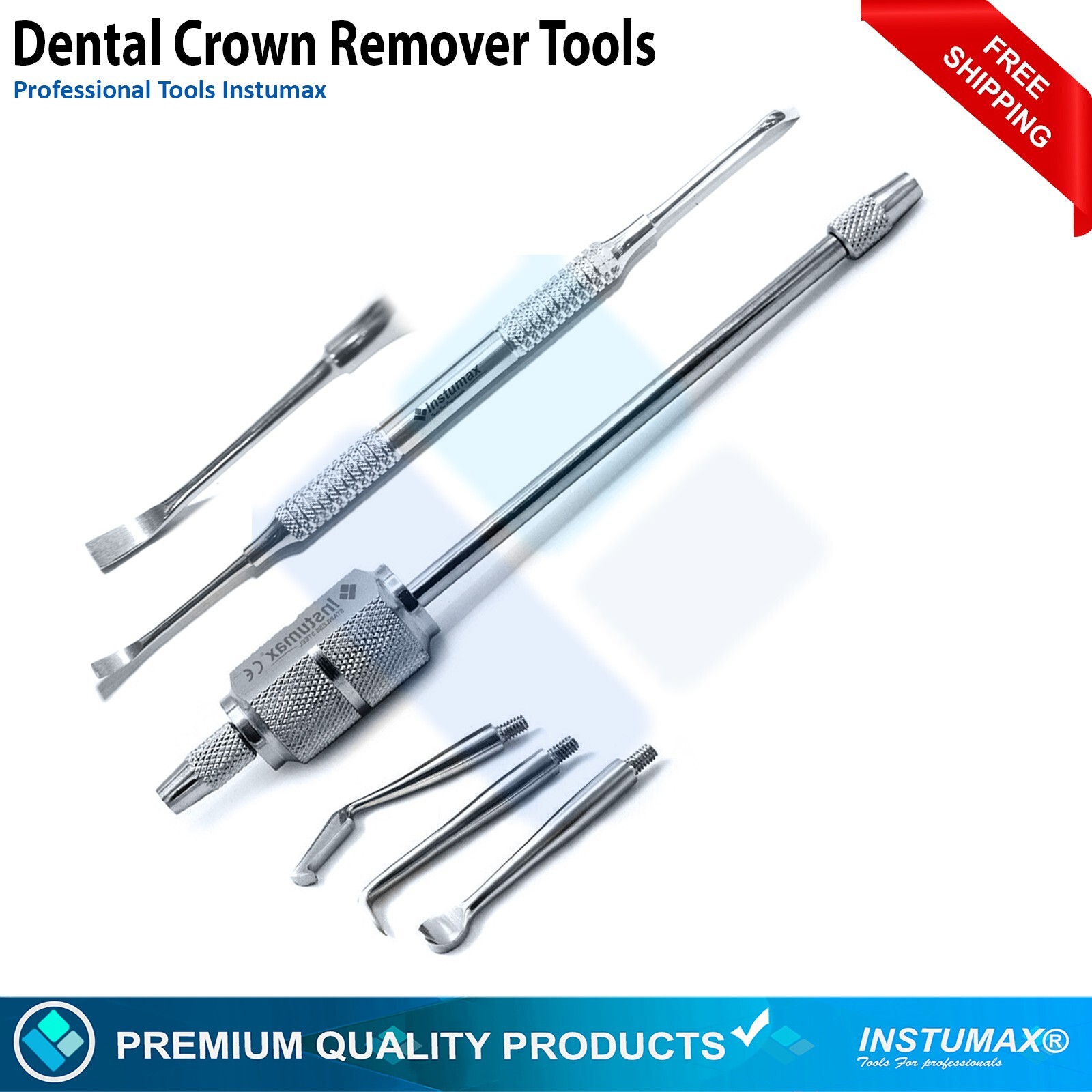 Dental Crown Removing Instruments Medical Surgical Oral Tools With Attachments