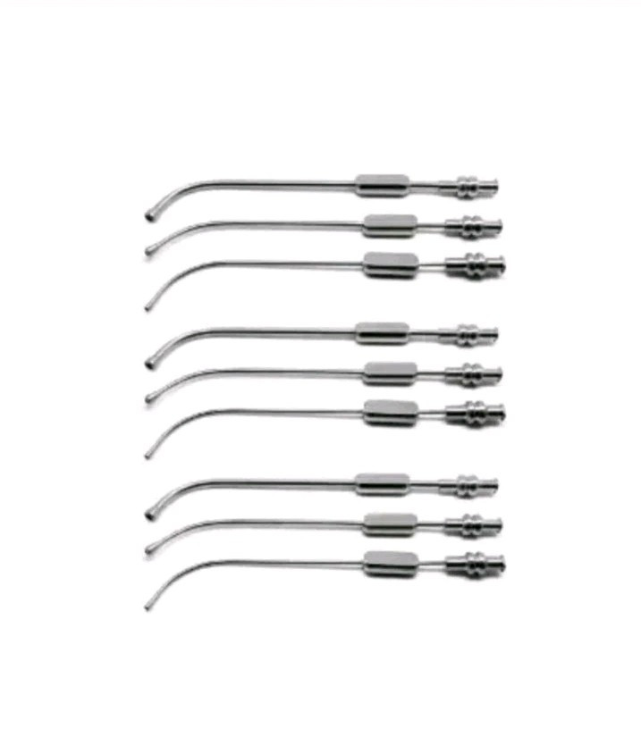 Dental Sinus Cannula Suction Tubes 2.5mm, 3mm, 4mm Surgical Instruments