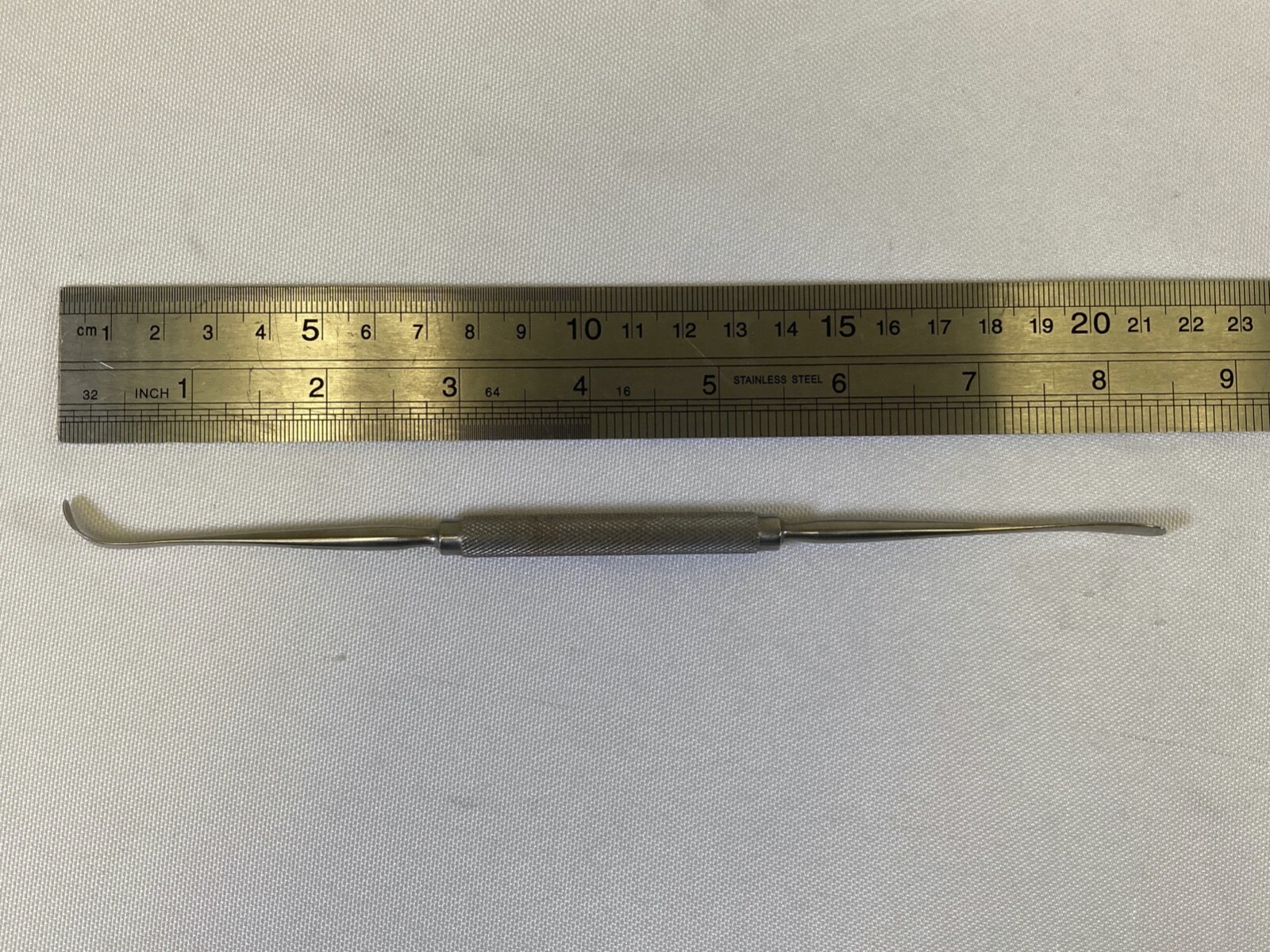 W. Lorenz 01-7815 Obwegeser Periosteal Elevator Straight & Curved Ends 21.5cm