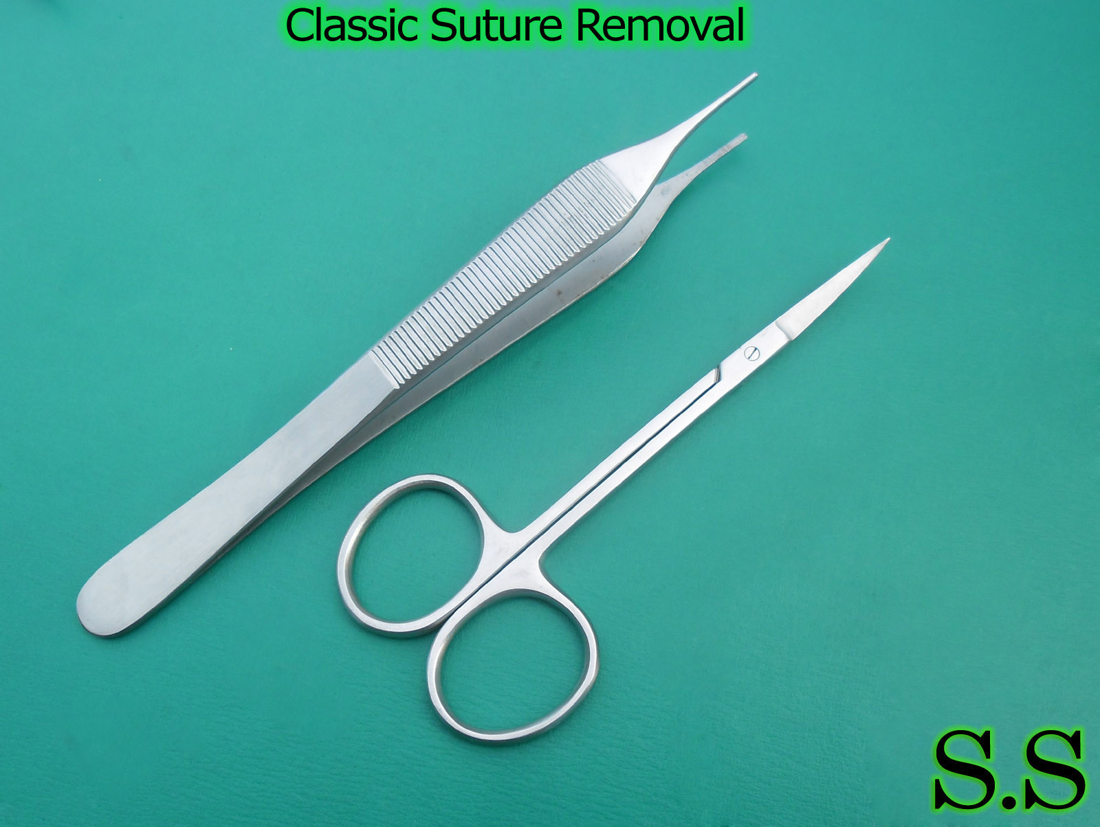 Classic Suture Removal 2 Pcs Kit Surgical Instruments New