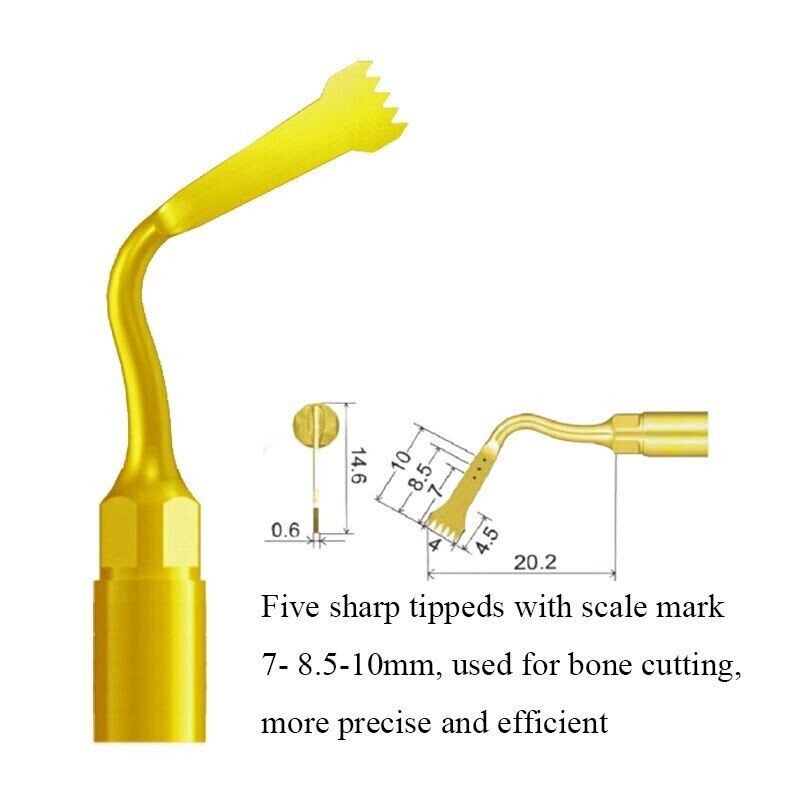 Woodpecker Dental Piezo Ultrasonic Bone Surgery Tip US2 Fit US-II LED Surgery