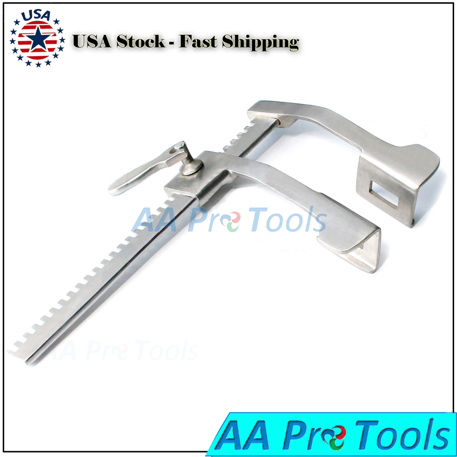 BABY Finochietto Rib Spreader 18mmx20mmx75mm Veterinary Stainless Steel New