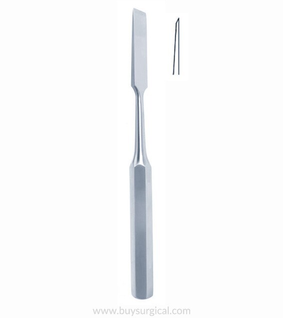 Hibbs Chisel, 9″, Straight Tip, 1/2″ (1.3 cm) Wide, Premium Stainless
